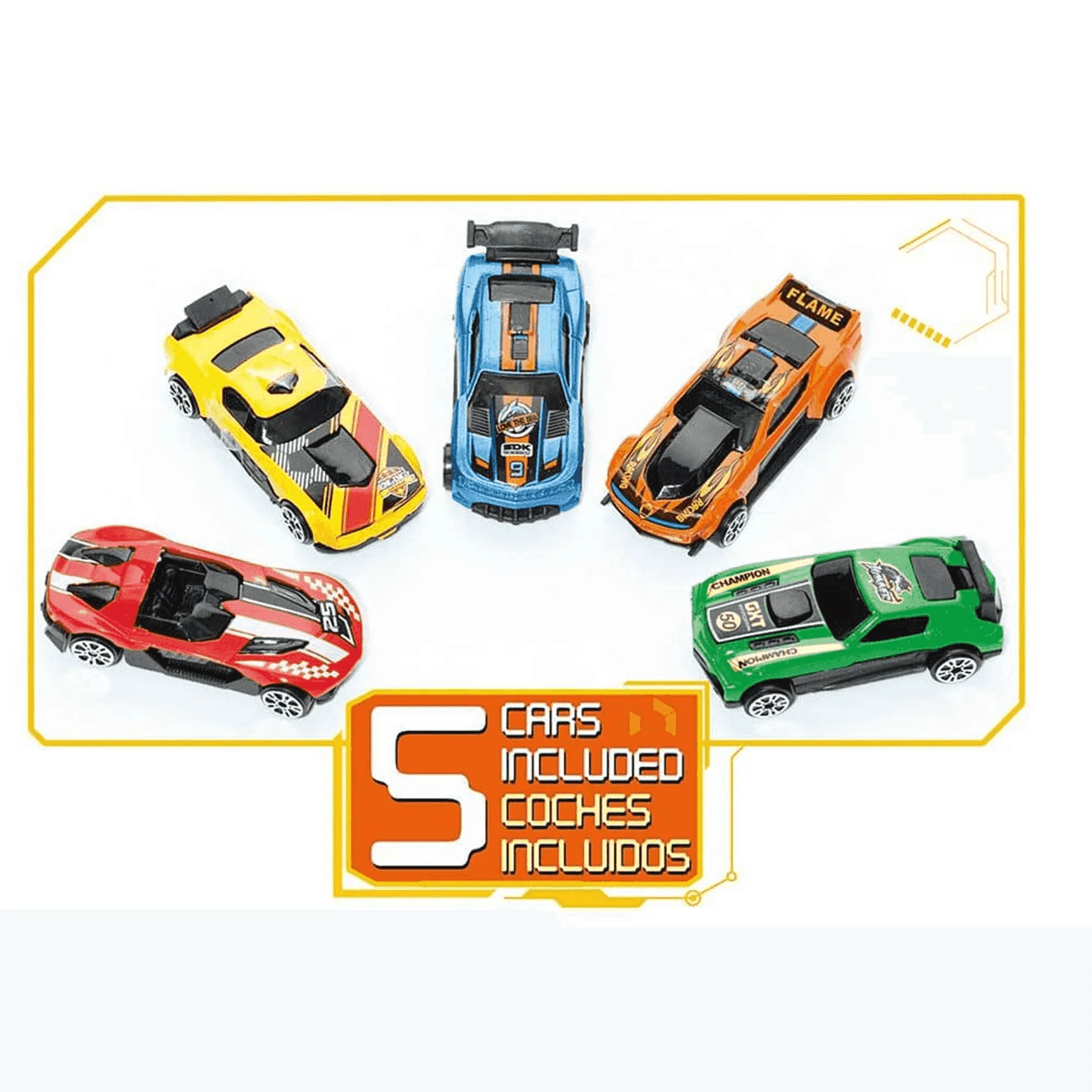 Super mega parking 5 Plantas con Pistas y 5 Coches - Image 12