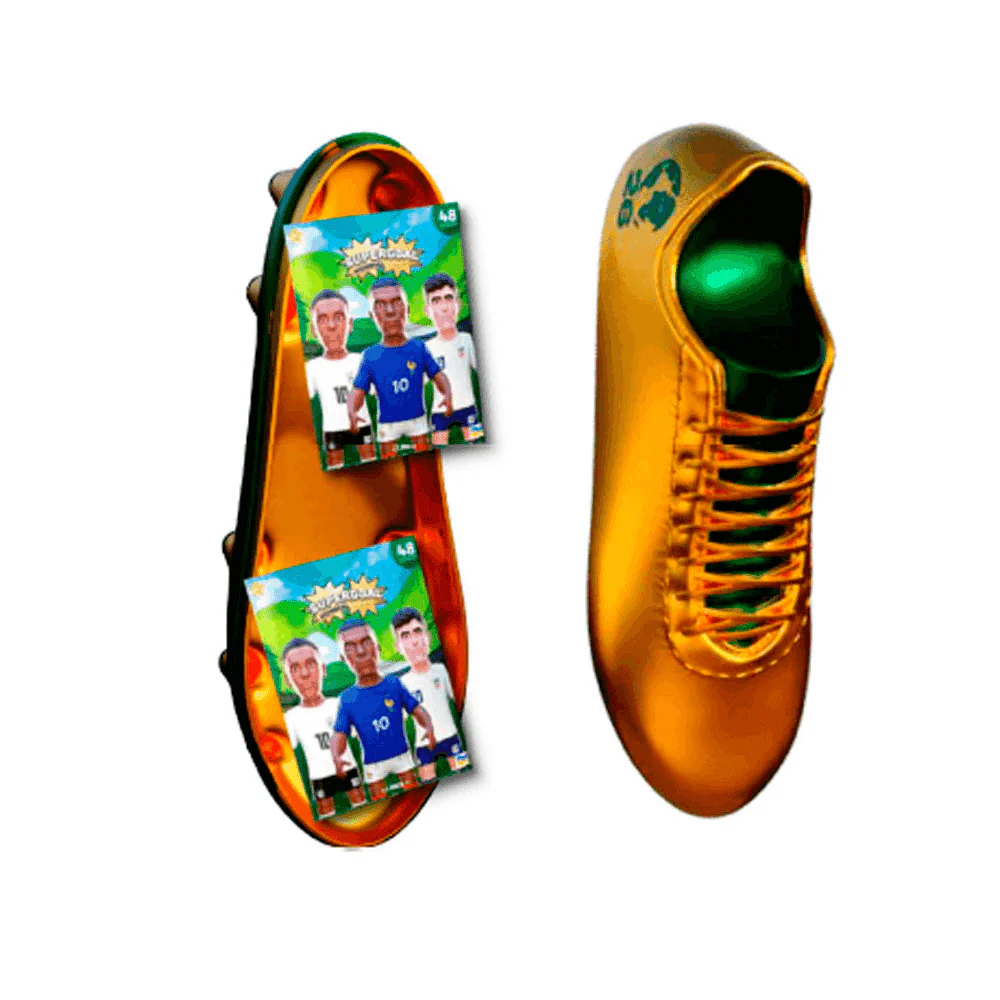 Supergoal Mundial Bota de Fútbol con Figura Coleccionable Sorpresa