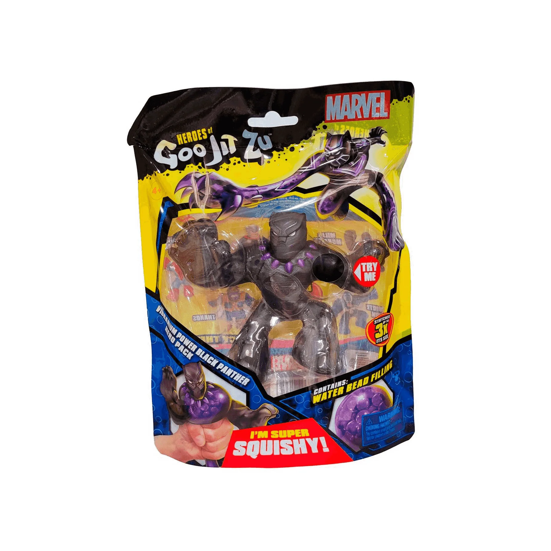 Superheroes Goo Jit Zu Figura Black Panther Serie 2 - Image 3