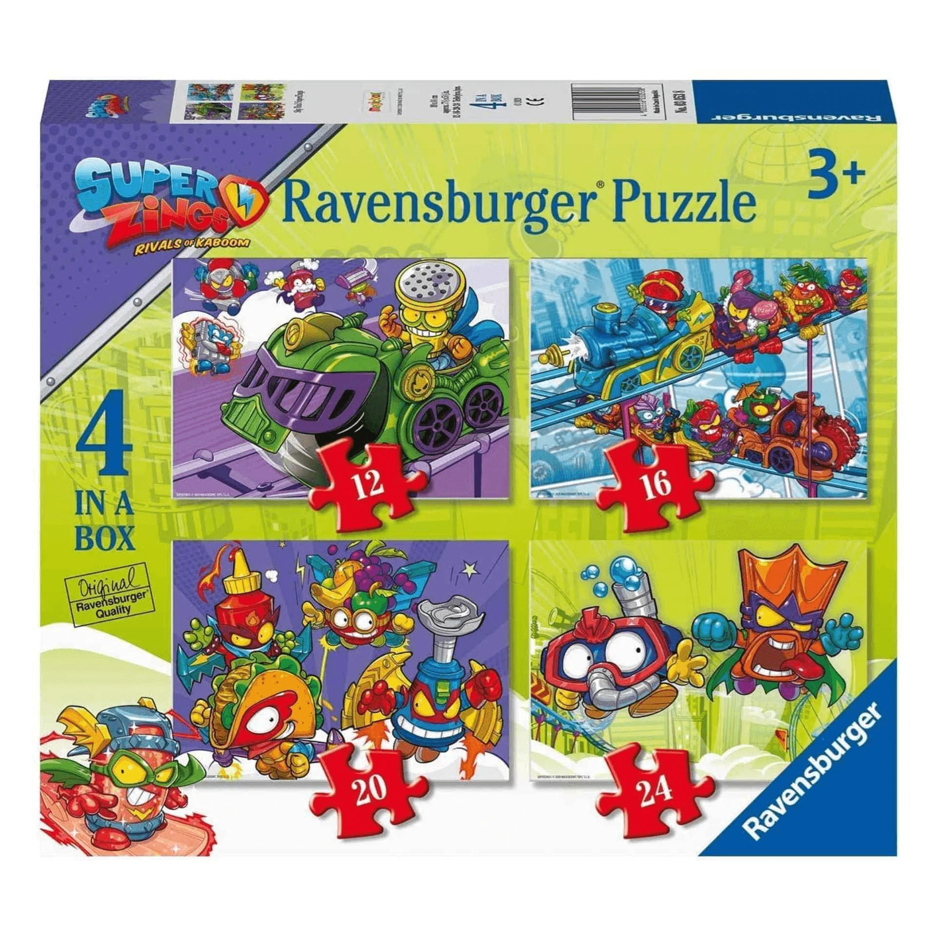 Superthings 4 Puzzles 12-16-20-24 Piezas