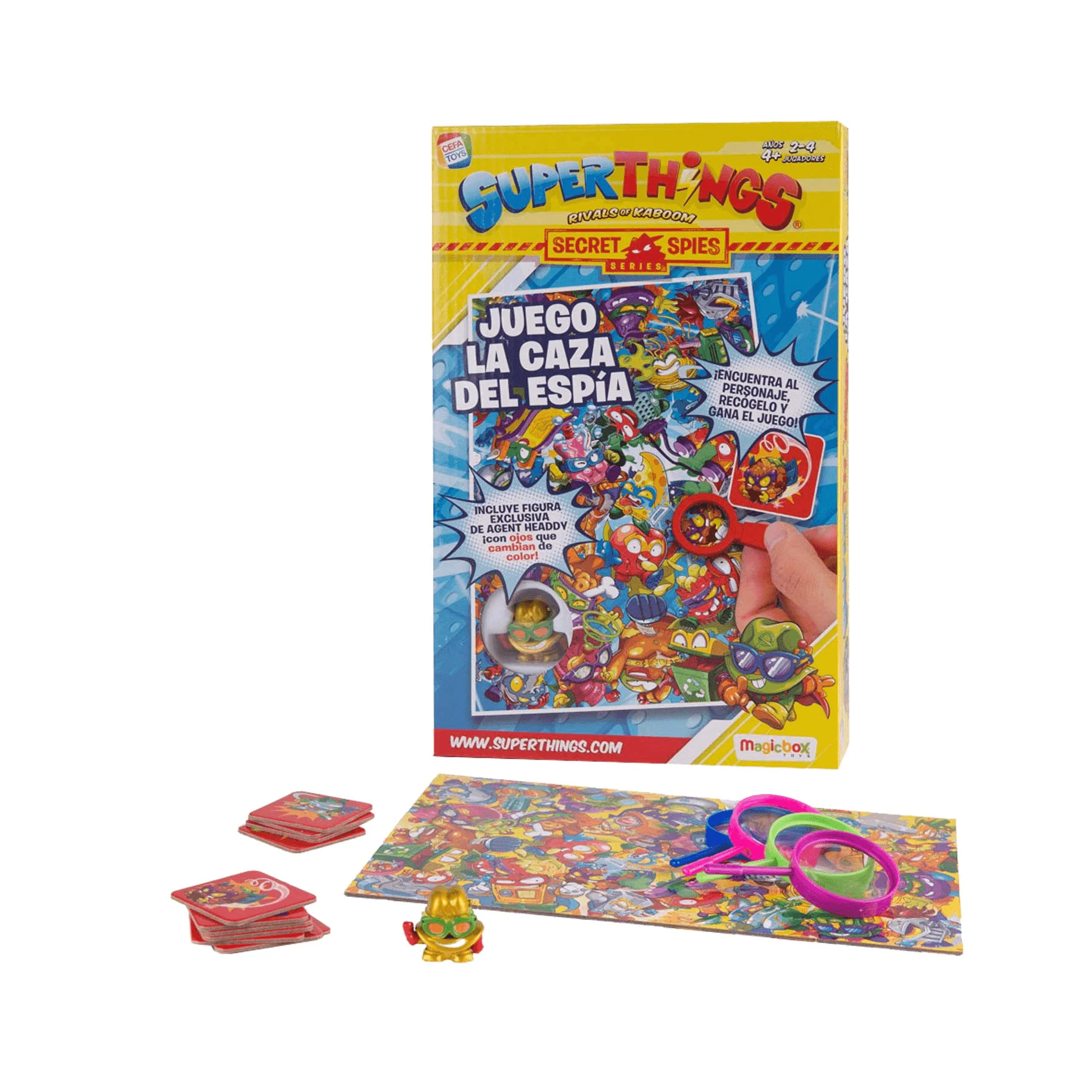 Superthings Juego de Mesa Caza de Espias