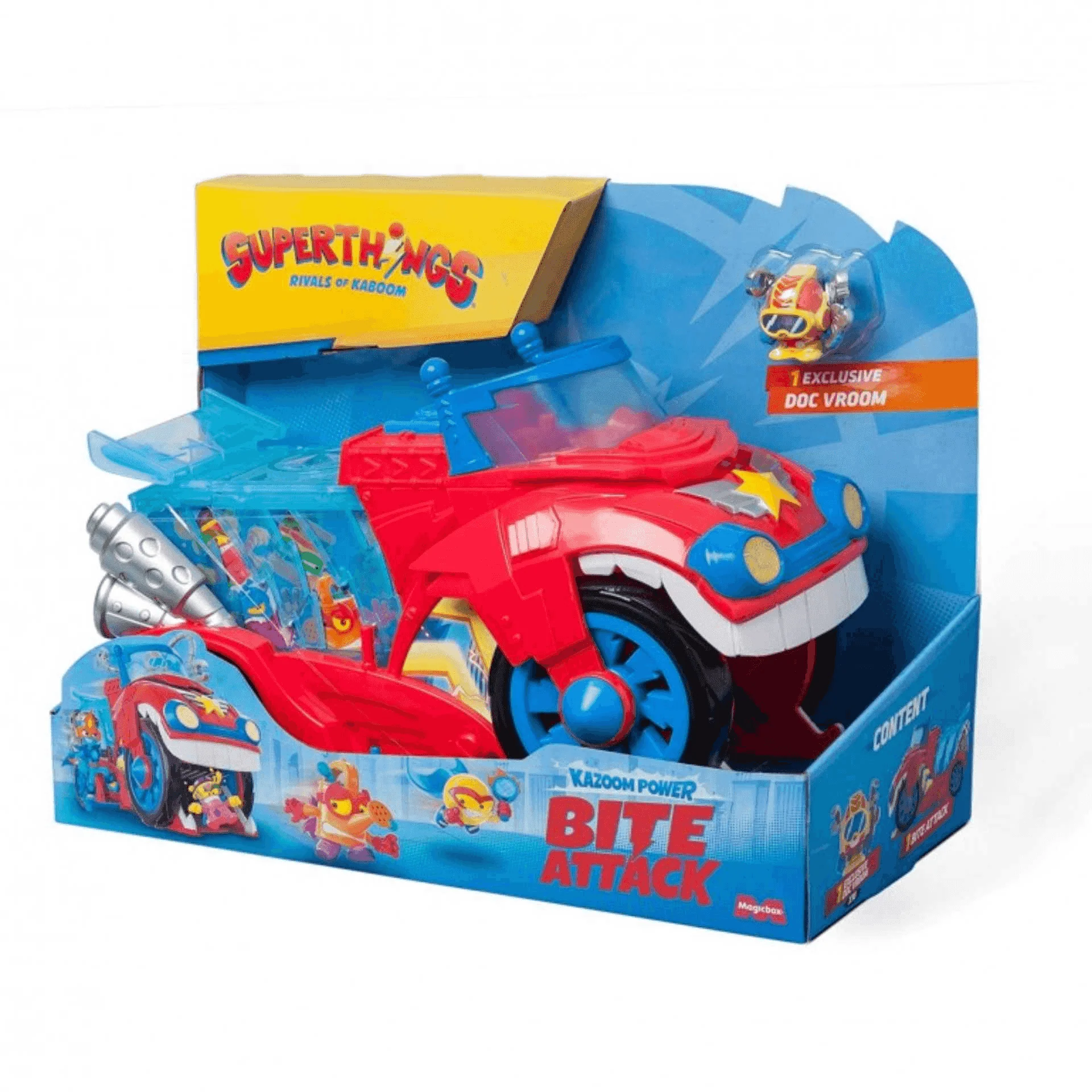 SuperThings Kazoom Power Bite Attack con jaula y figura - Image 2