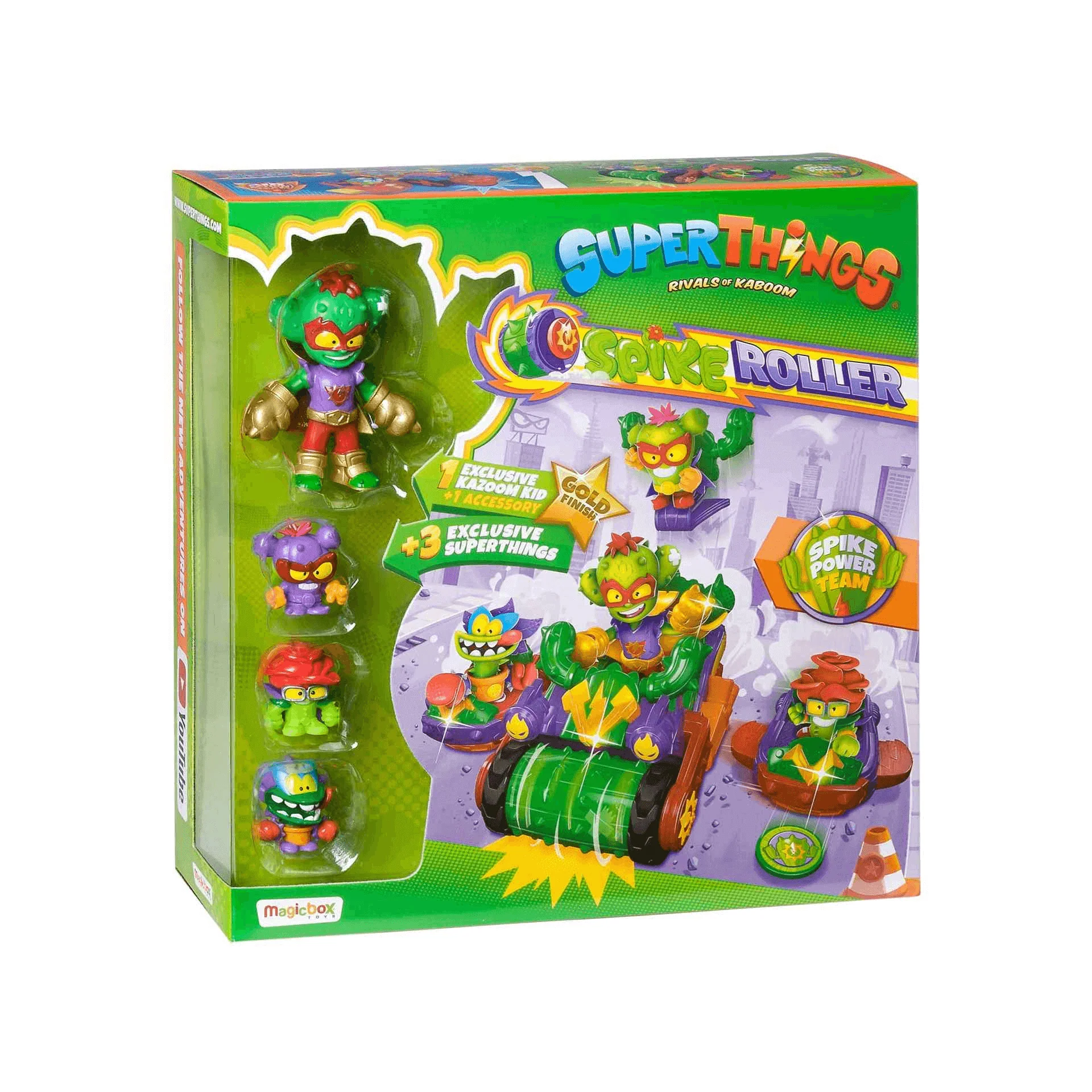 Superthings Serie 8 Kazoom Kids Vehicle Spike Roller Cactus