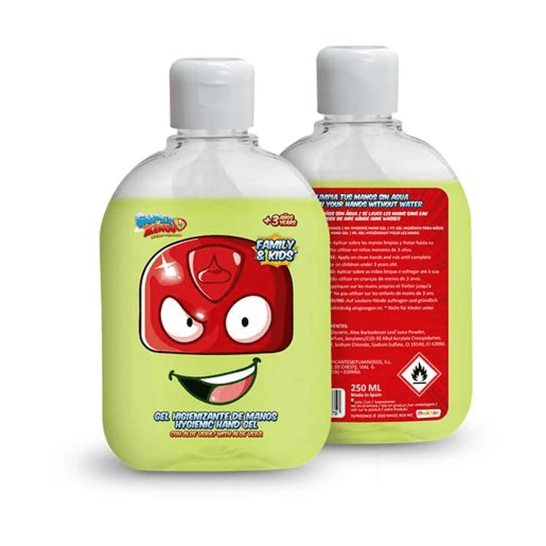 Superzings Gel higienizante de manos hidroalcohólico 250 ml - Image 2