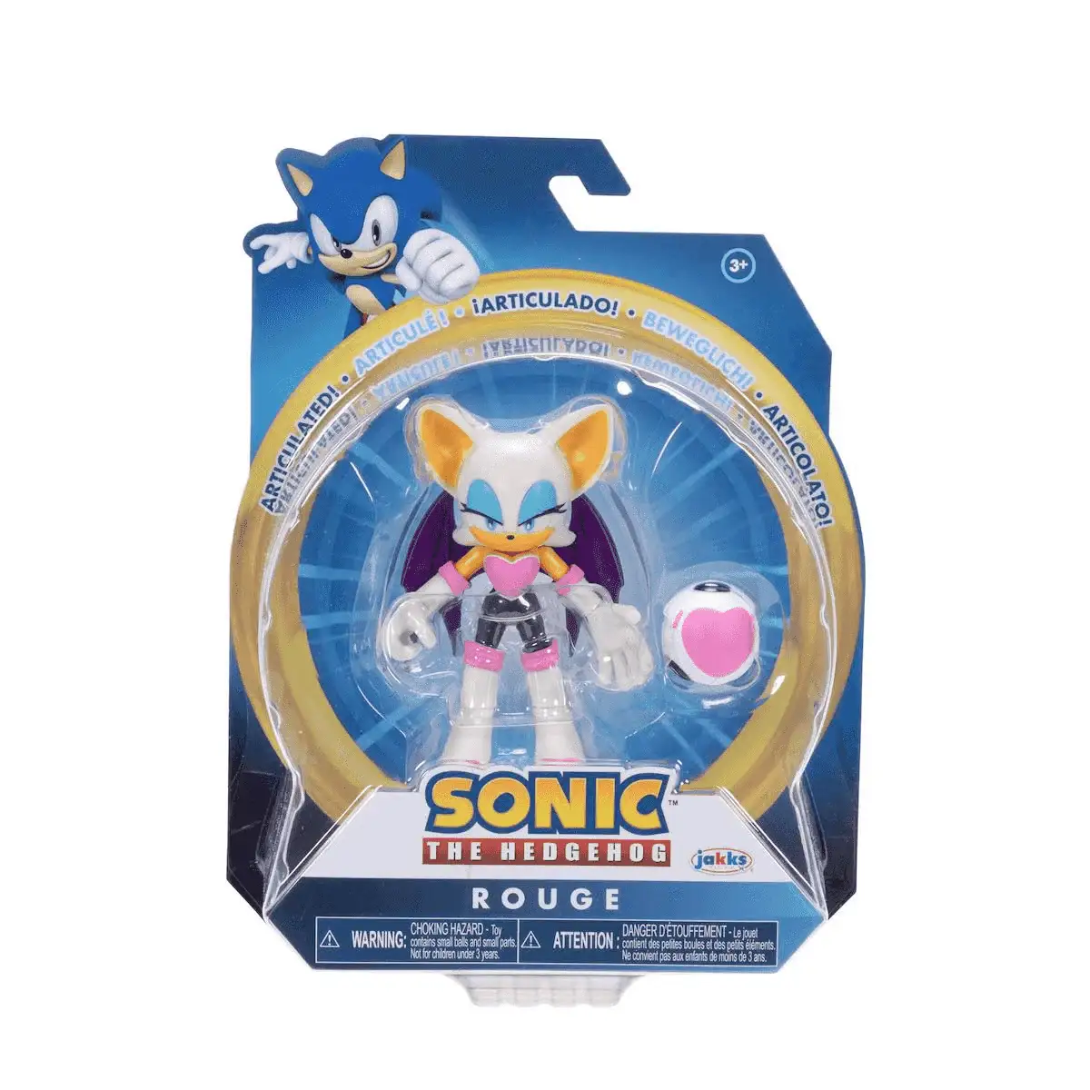 Surtido Figuras Articuladas Sonic – 10 cm con Accesorio (Sonic, Rouge, Silver, Infinite) - Image 7