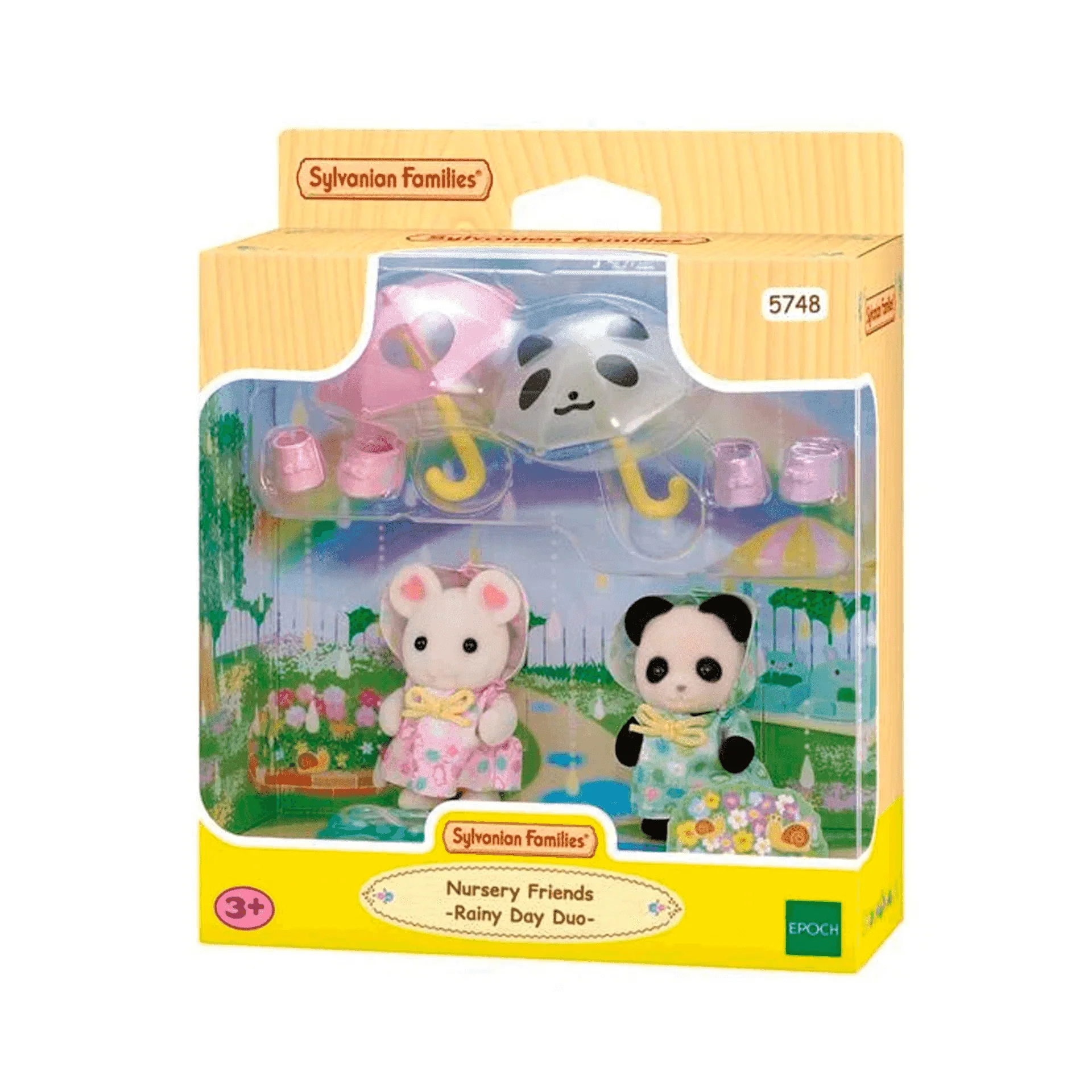 Sylvanian Families Amigos de la Guardería día de lluvia