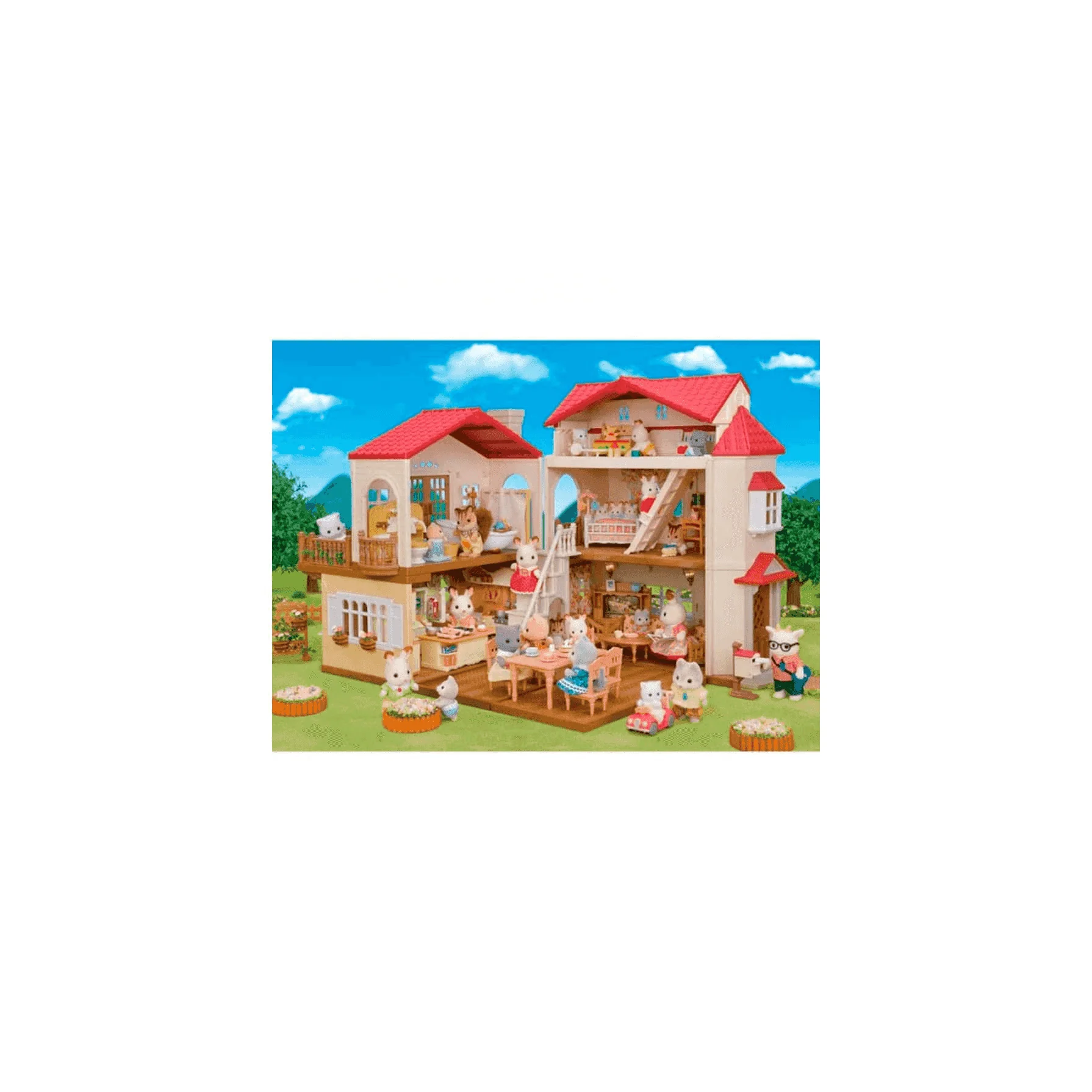 Sylvanian Families Casa Con Luces Ático Secreto - Image 3