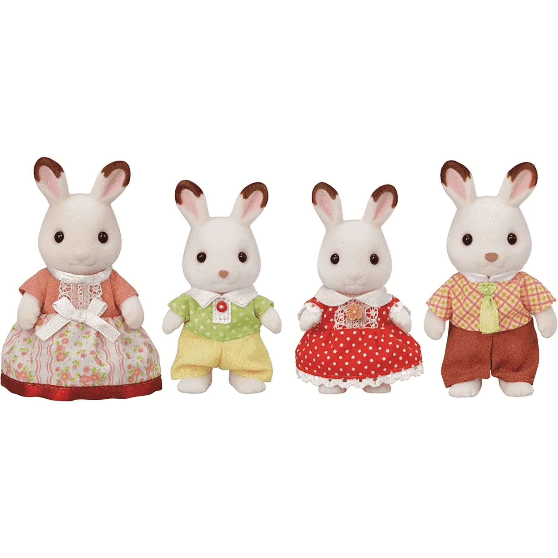 Sylvanian Families Familia Conejo Chocolate