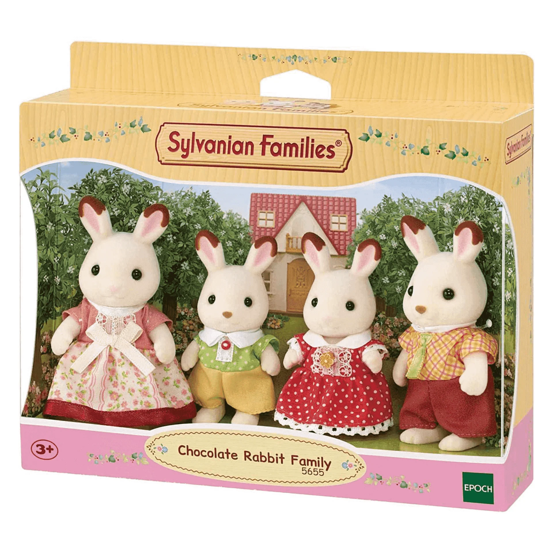 Sylvanian Families Familia Conejo Chocolate - Image 2