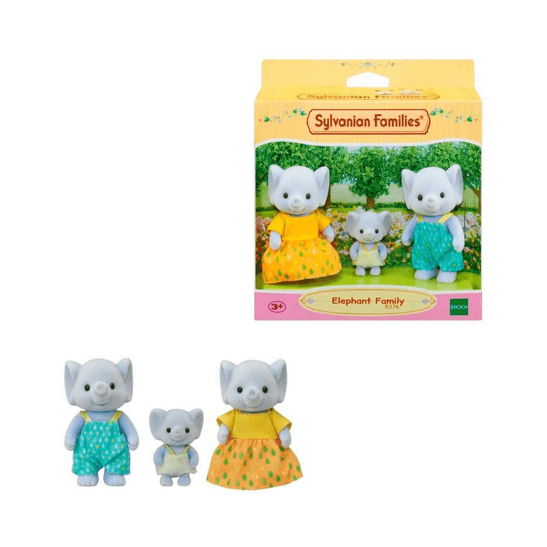 Sylvanian Families Familia Elefante - Image 2