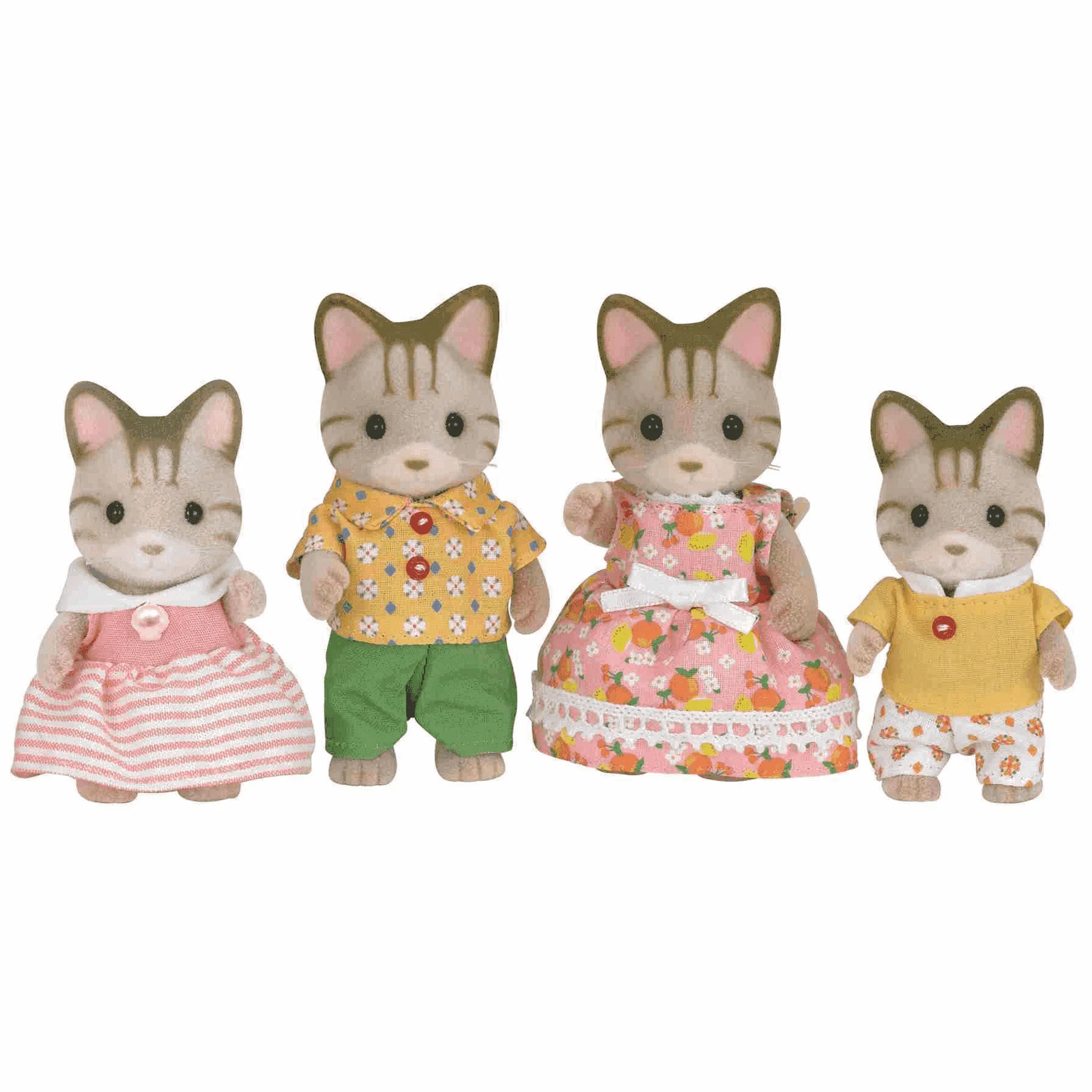 Sylvanian Families Familia Gato de Rayas