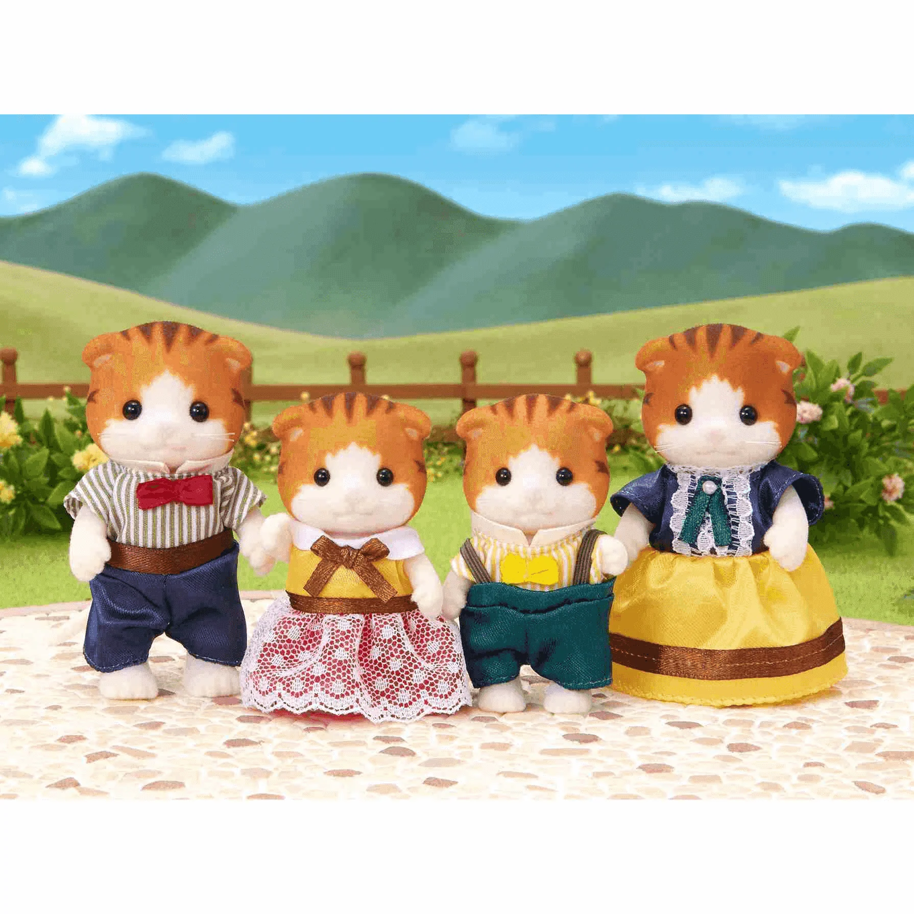 Sylvanian Families Familia Gato Maple - Image 3