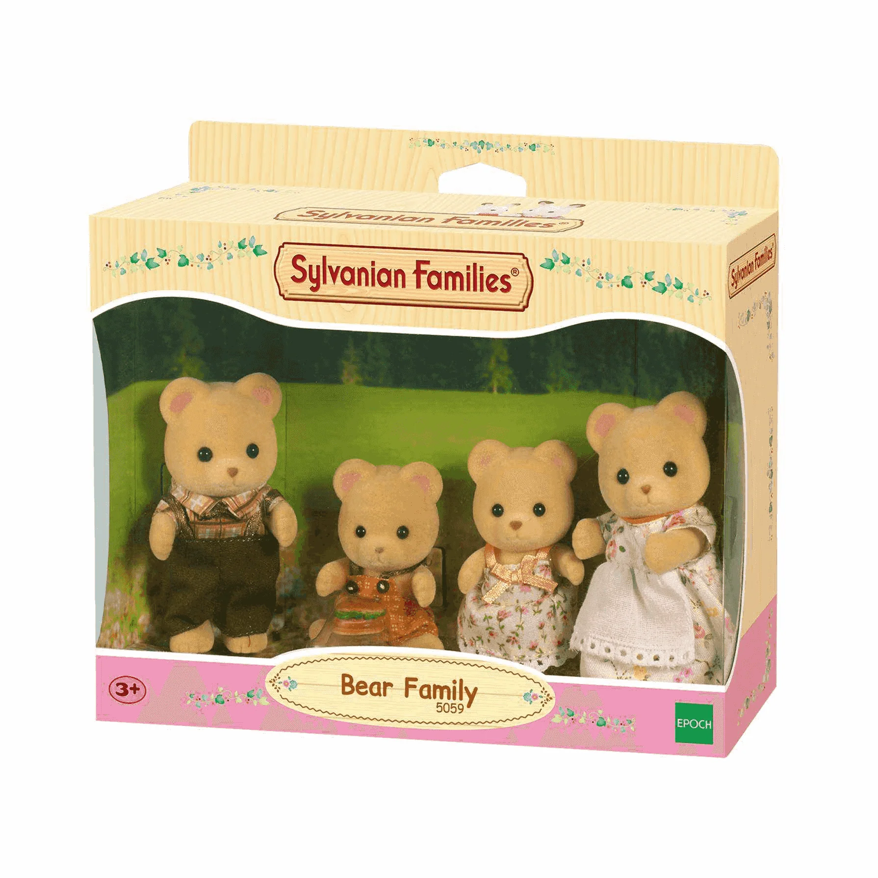 Sylvanian Families Familia Oso Pardo