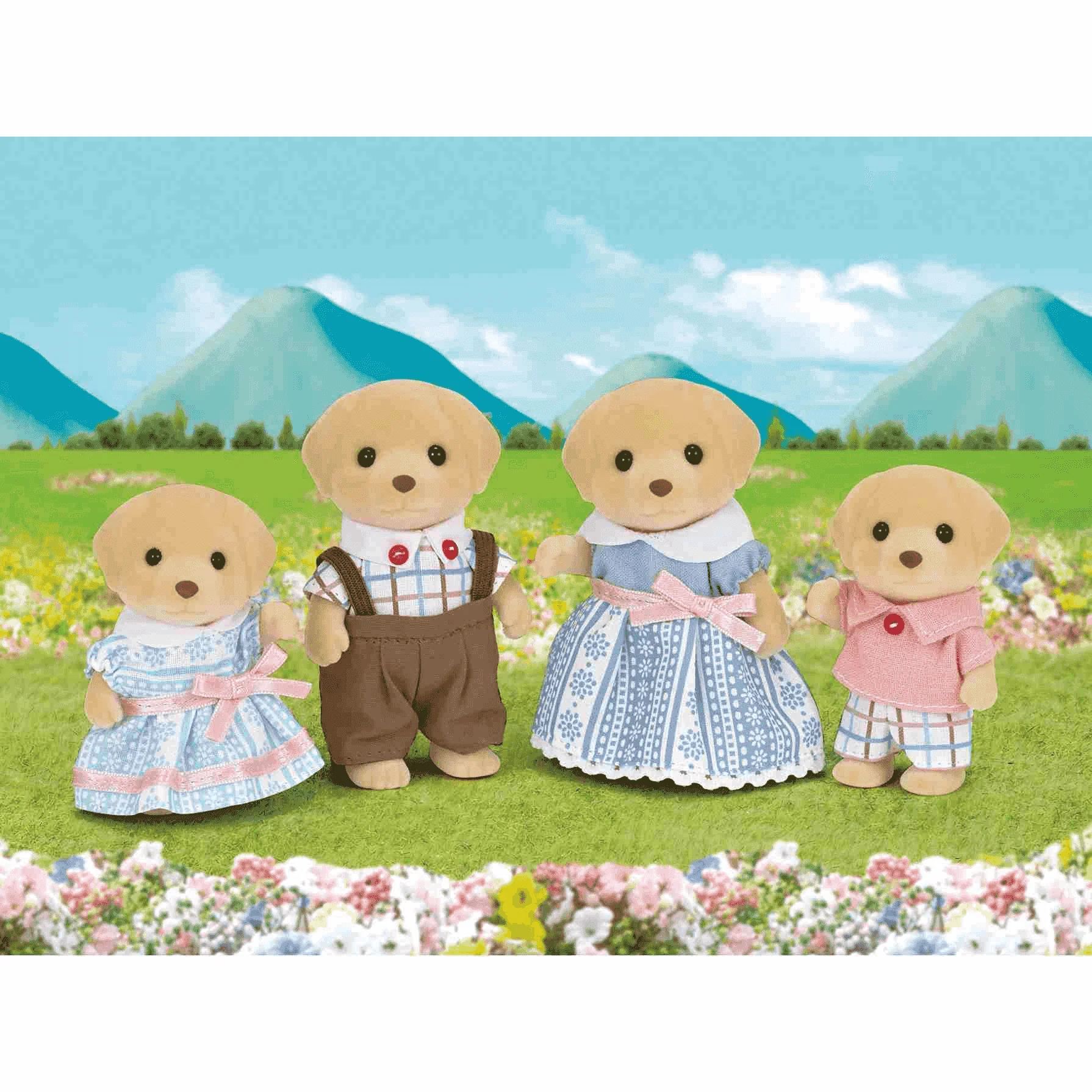 Sylvanian Families Familia Perro Labrador - Image 3