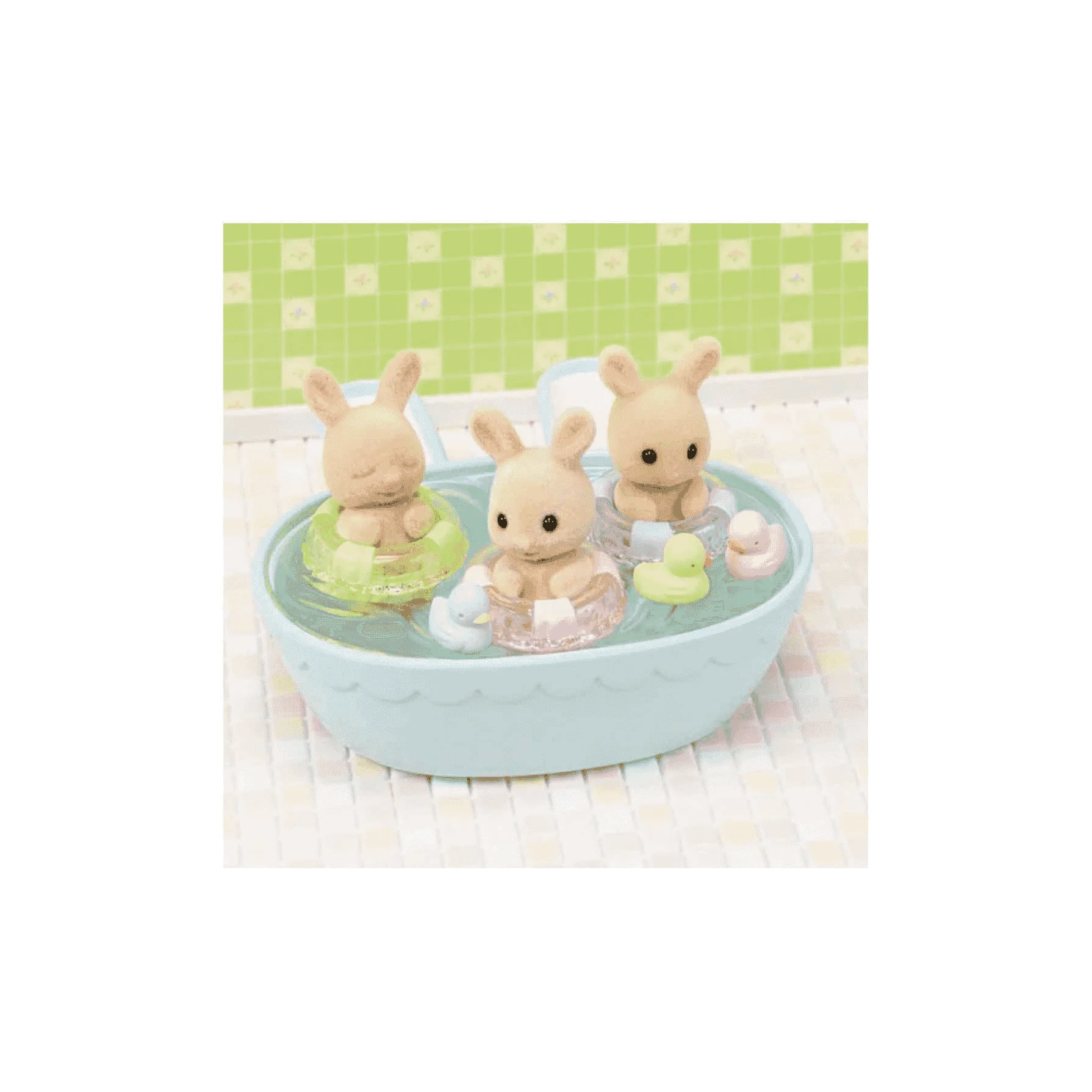 Sylvanian Families La Hora Del Baño De Los Trillizos - Image 3