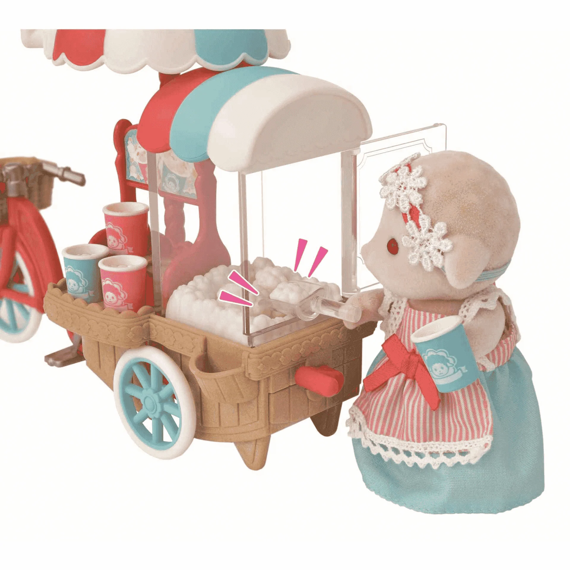 Sylvanian Families Puesto de Palomitas de Barbara Oveja - Image 6