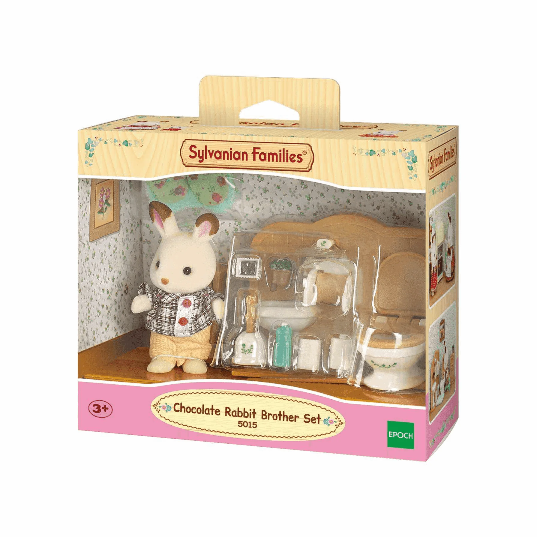 Sylvanian Families Set de Baño Coco Conejo Chocolate