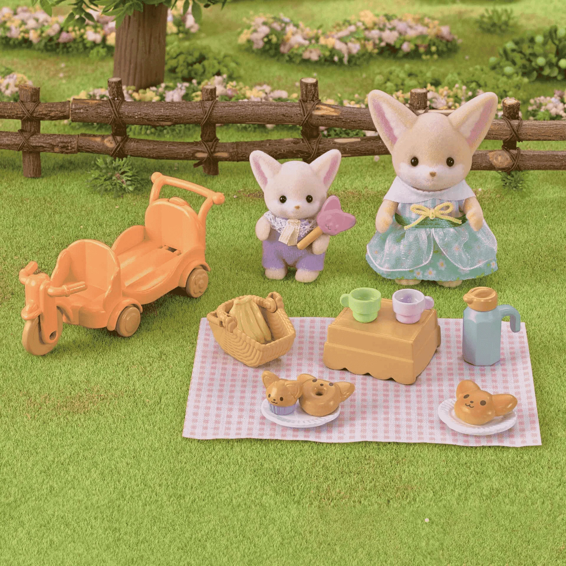 Sylvanian Families Set de Picnic Hermanos Zorro del Desierto - Image 2