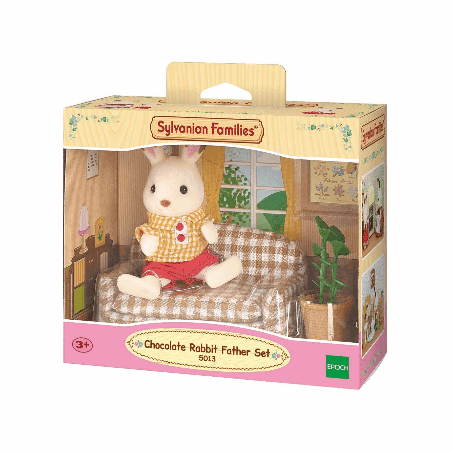 Sylvanian Families Set de Sofá Frasier Conejo Chocolate