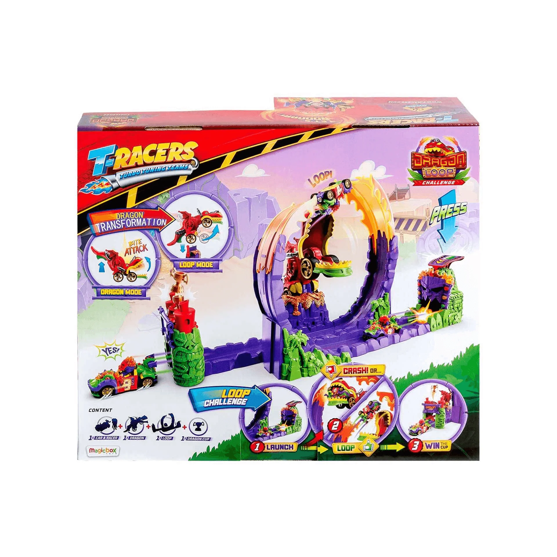T-Racers Playset Dragon Loop - Image 4