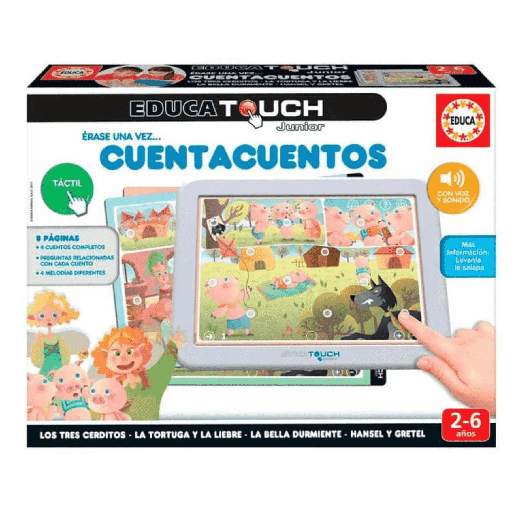 Tablet Táctil Educa Touch Junior Cuenta Cuentos 2