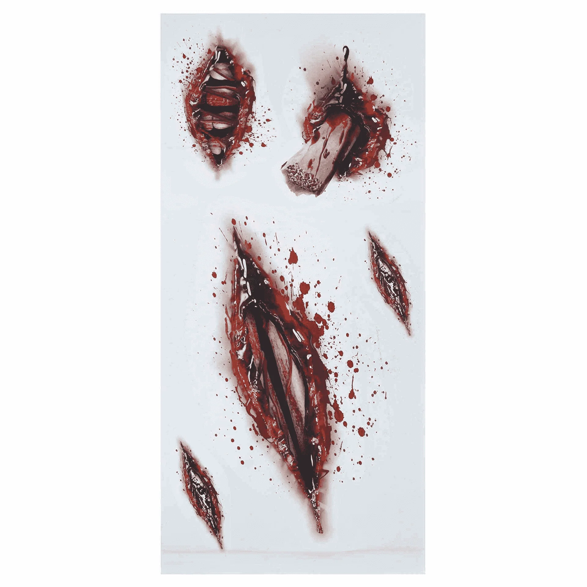 Tatuajes Adhesivos Herida Abierta 30x14 cm