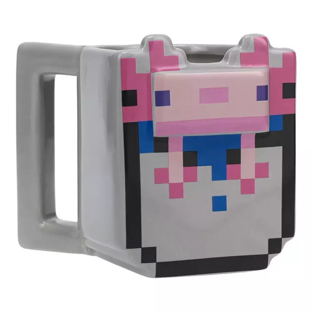 Taza 3D Ajolote Minecraft 400 ml
