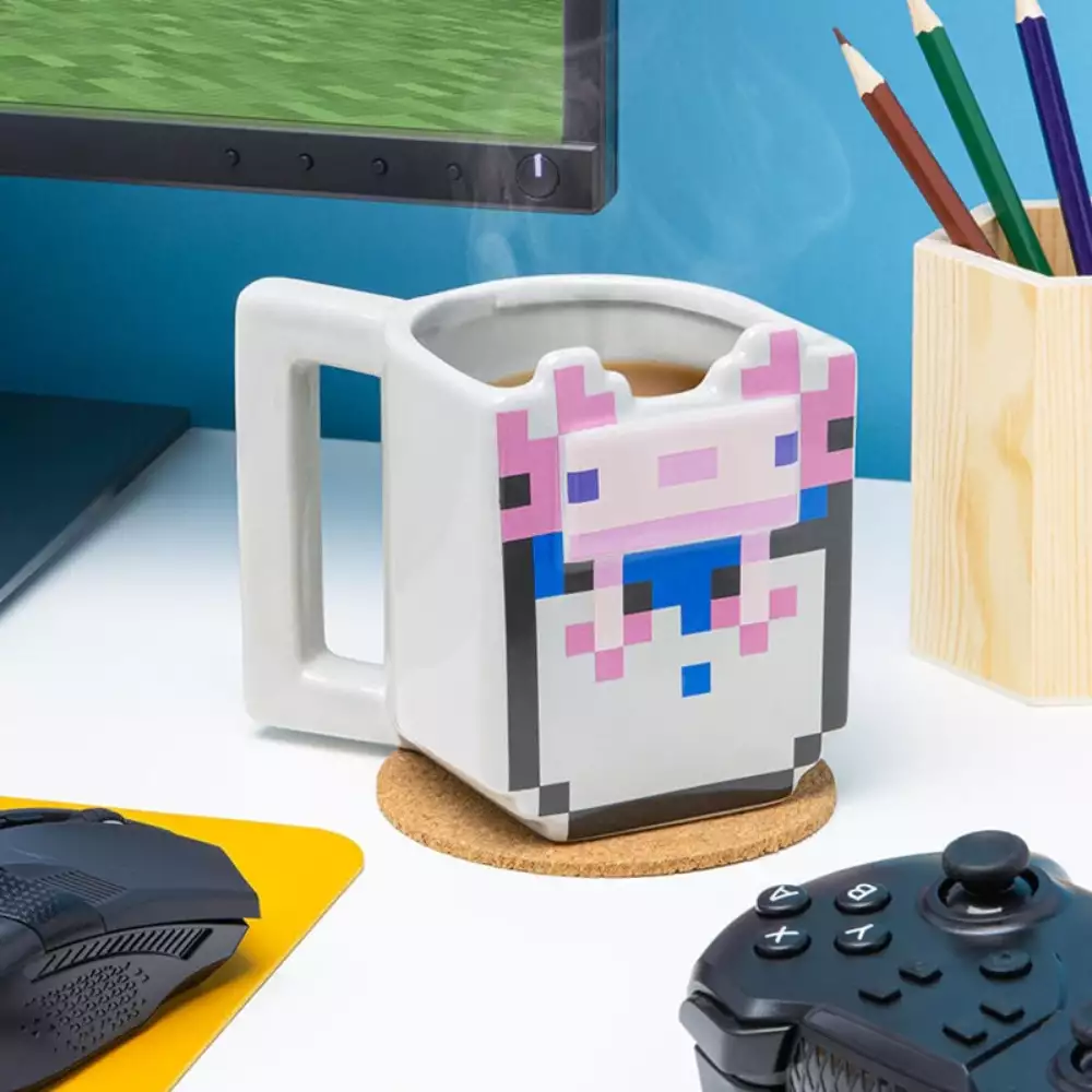 Taza 3D Ajolote Minecraft 400 ml - Image 5
