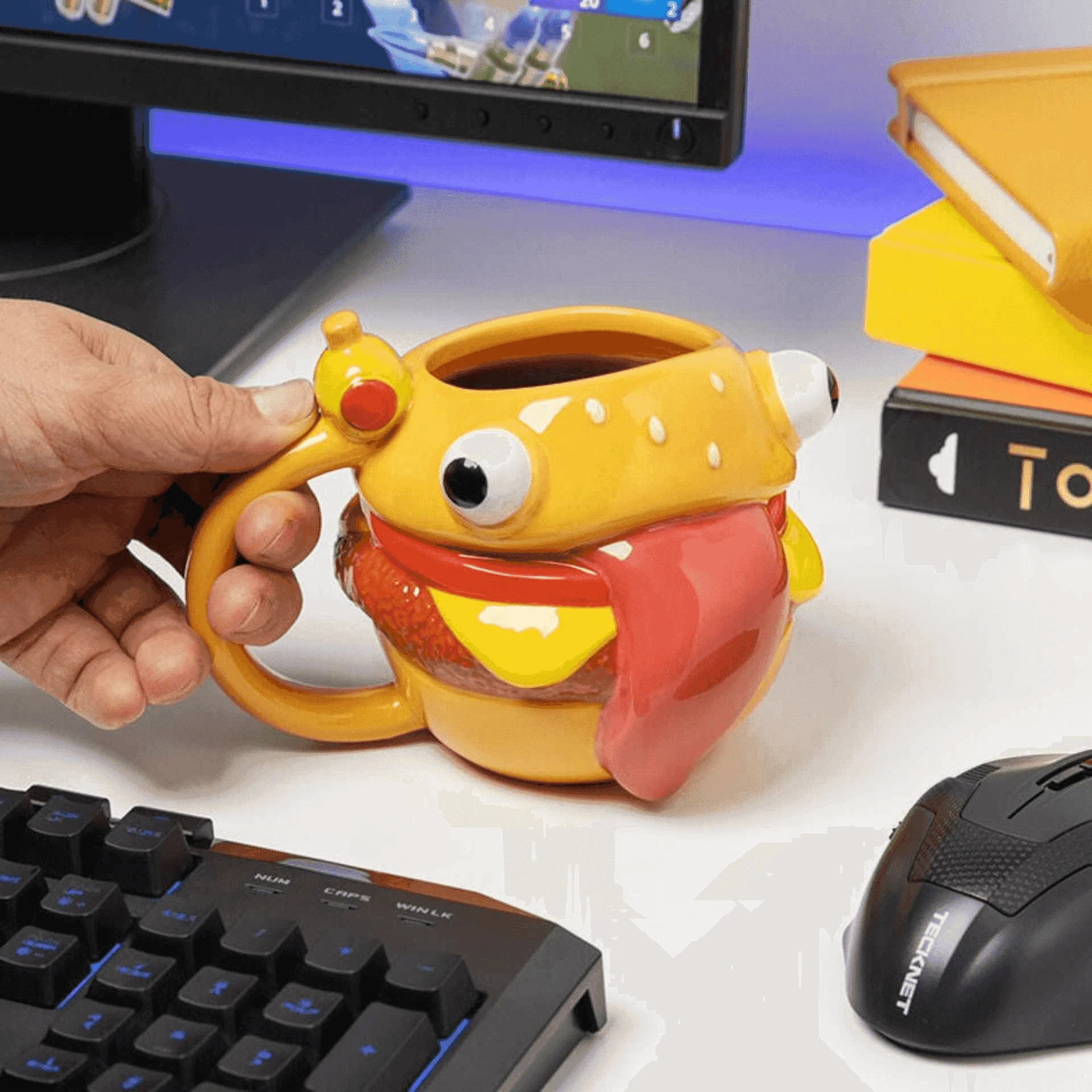 Taza 3D Fortnite Durr Burger – 450ml Paladone - Image 4
