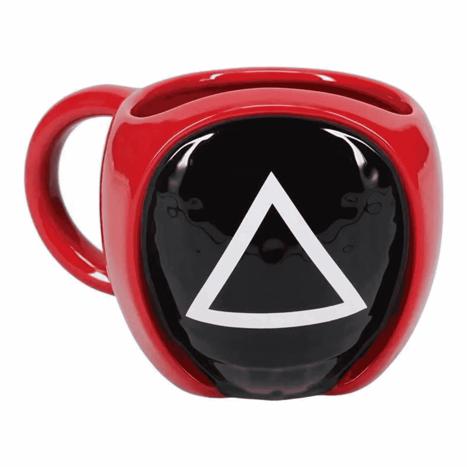 Taza 3D Guardia Triángulo El Juego del Calamar – 500 ml