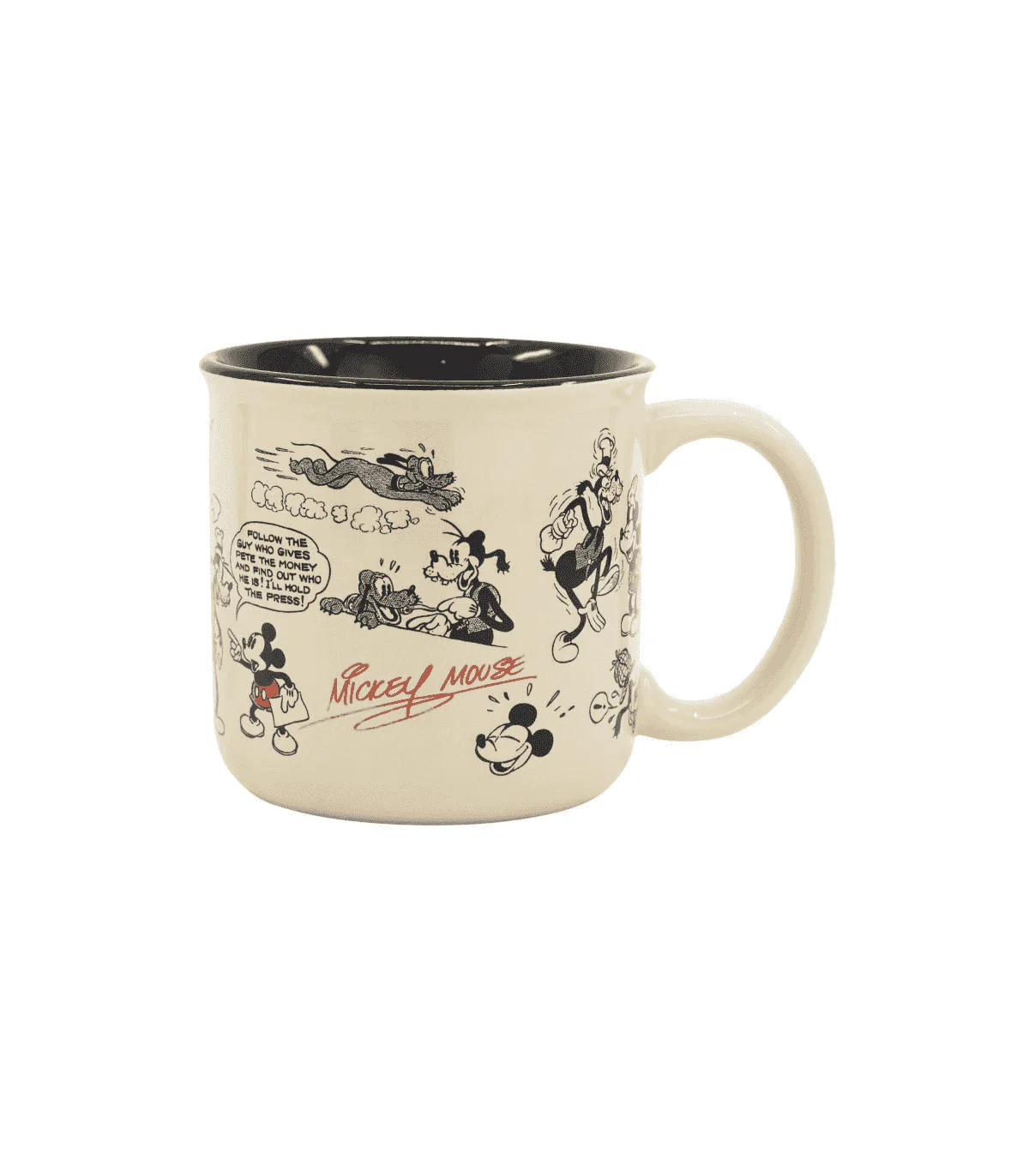 Taza Cerámica Desayuno Mickey Mouse Vintage – 400 ml