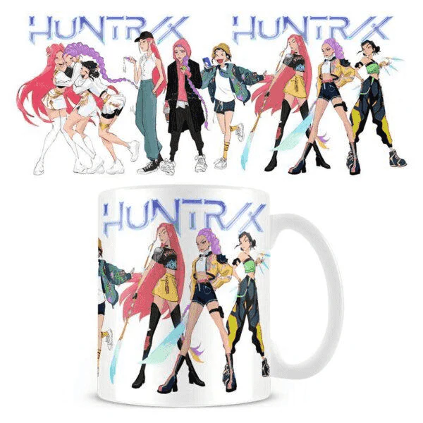 Taza Cerámica K-Pop Demon Hunters Huntrix 325 ml Netflix