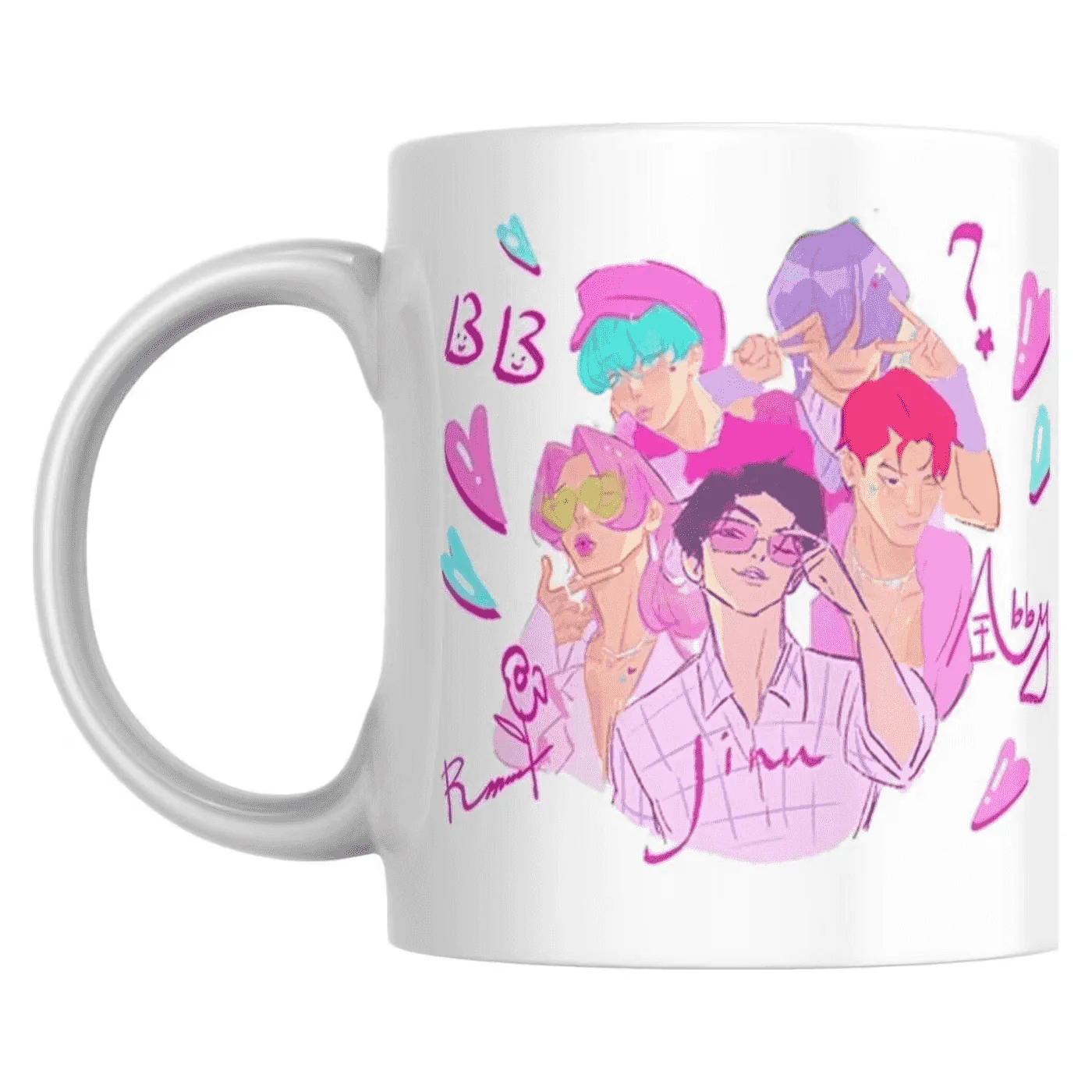 Taza Cerámica K-Pop Demon Hunters Saja Boys 325 ml Netflix