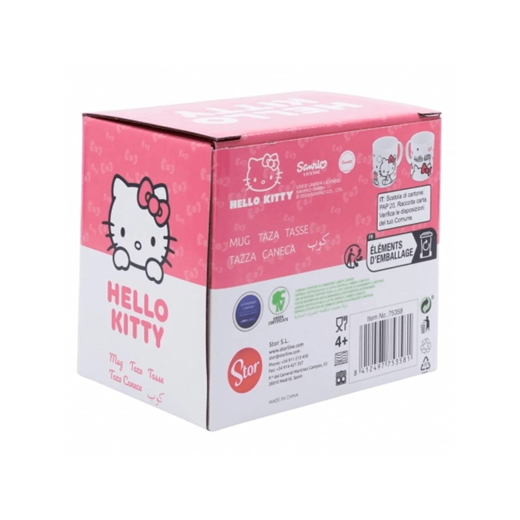 Taza de Cerámica 325 ml en Caja Regalo - Hello Kitty - Image 4