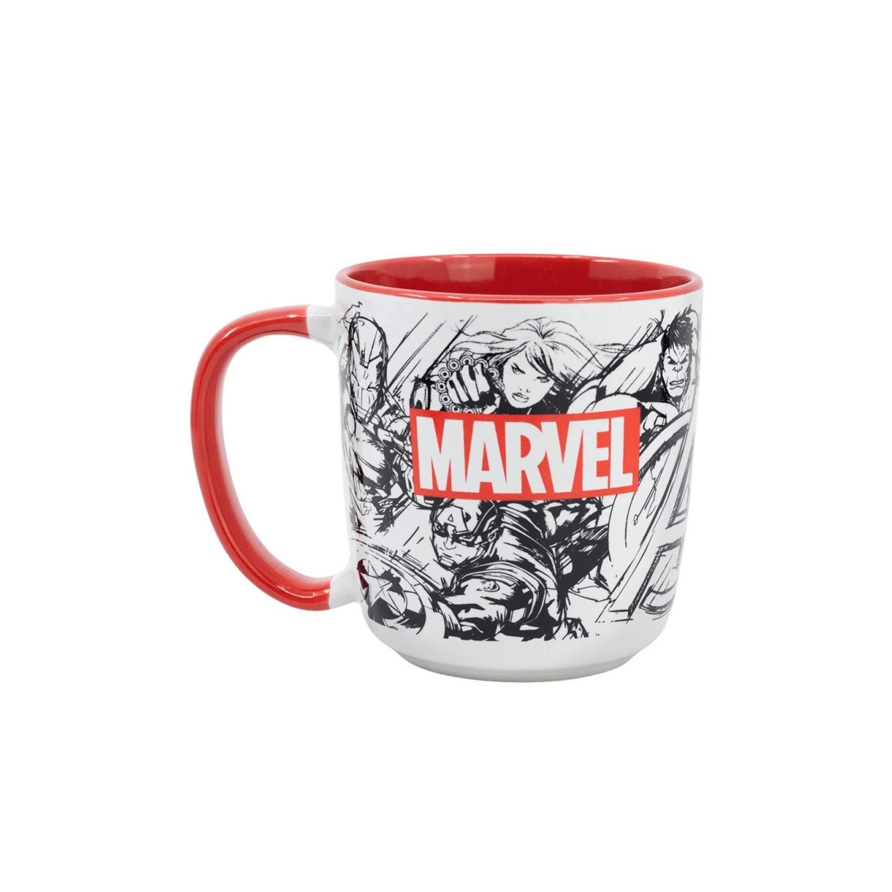 Taza de Cerámica 380 ml en Caja Regalo - Marvel Pattern