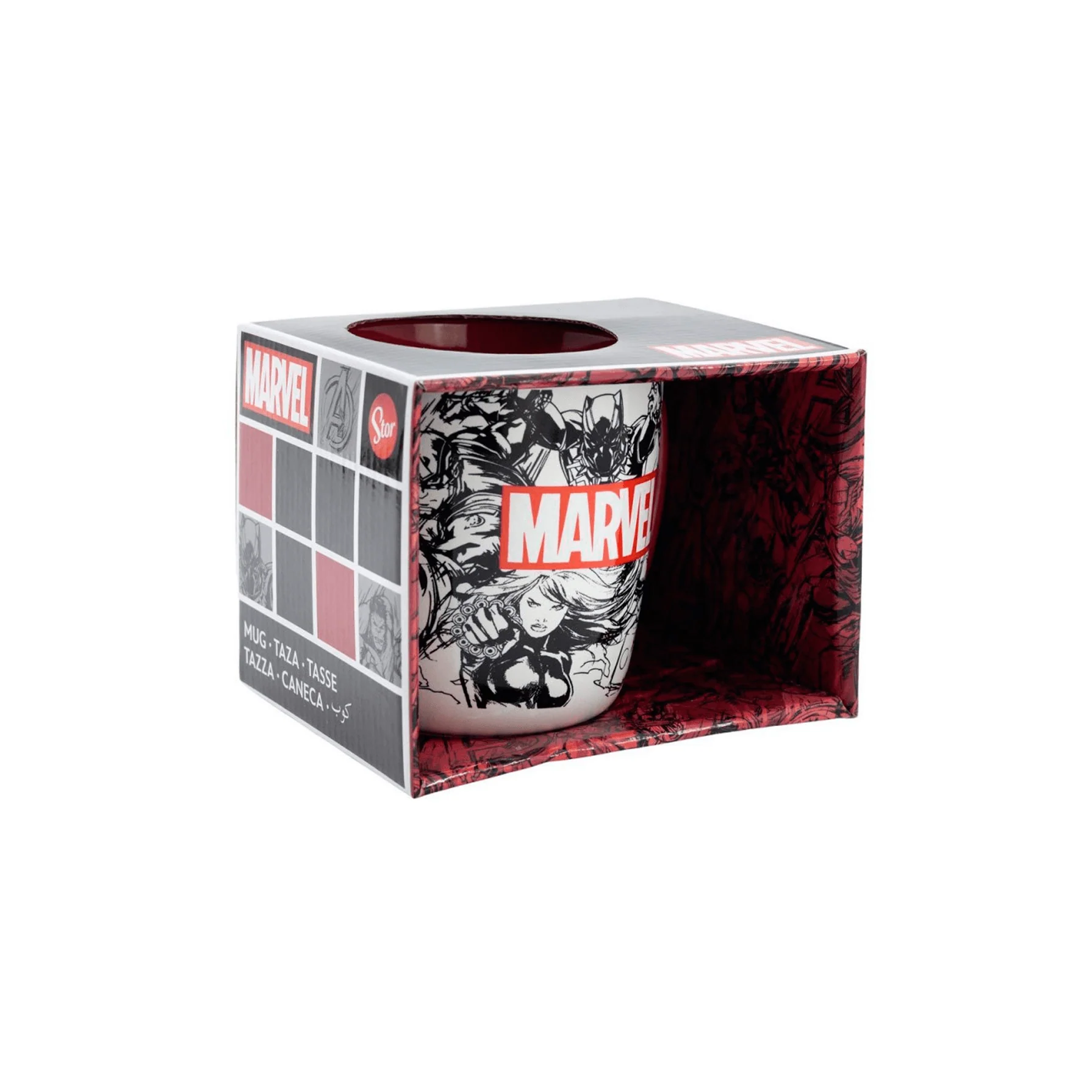 Taza de Cerámica 380 ml en Caja Regalo - Marvel Pattern - Image 3