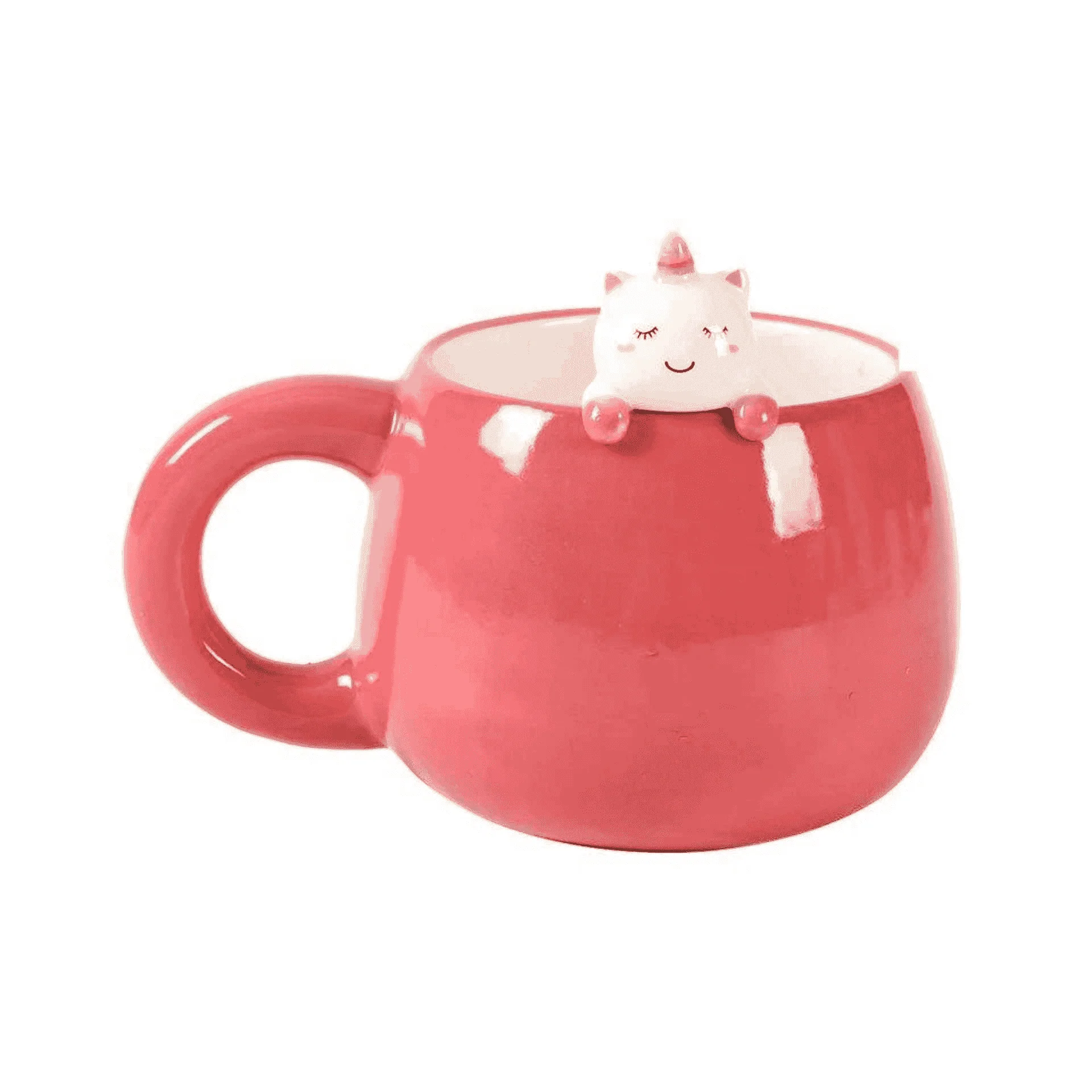 Taza de Cerámica con Charm de Unicornio
