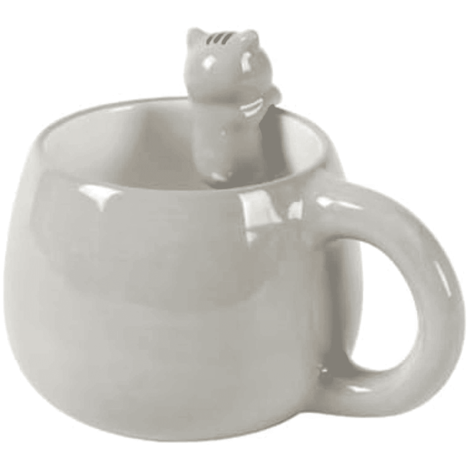 Taza de Cerámica con Charm Grey Cat – I-TOTAL - Image 2