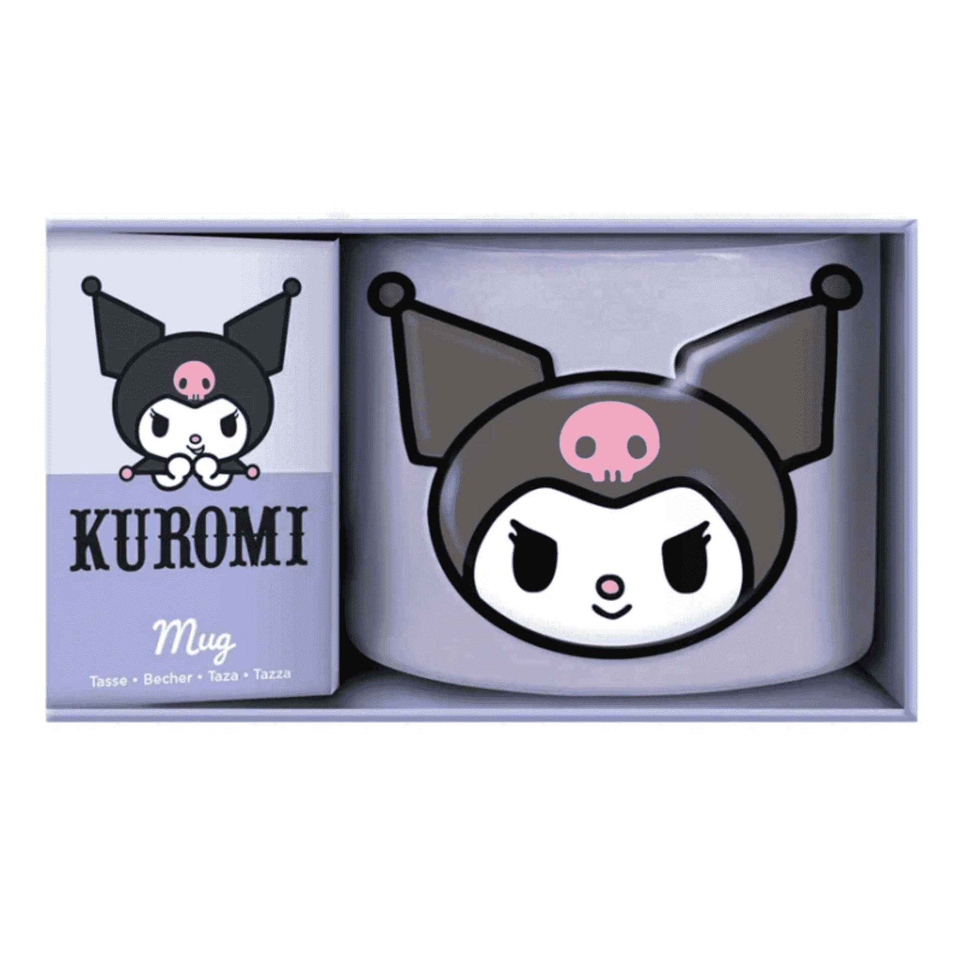Taza de Cerámica Kuromi con Relieve – 400ml Paladone - Image 2