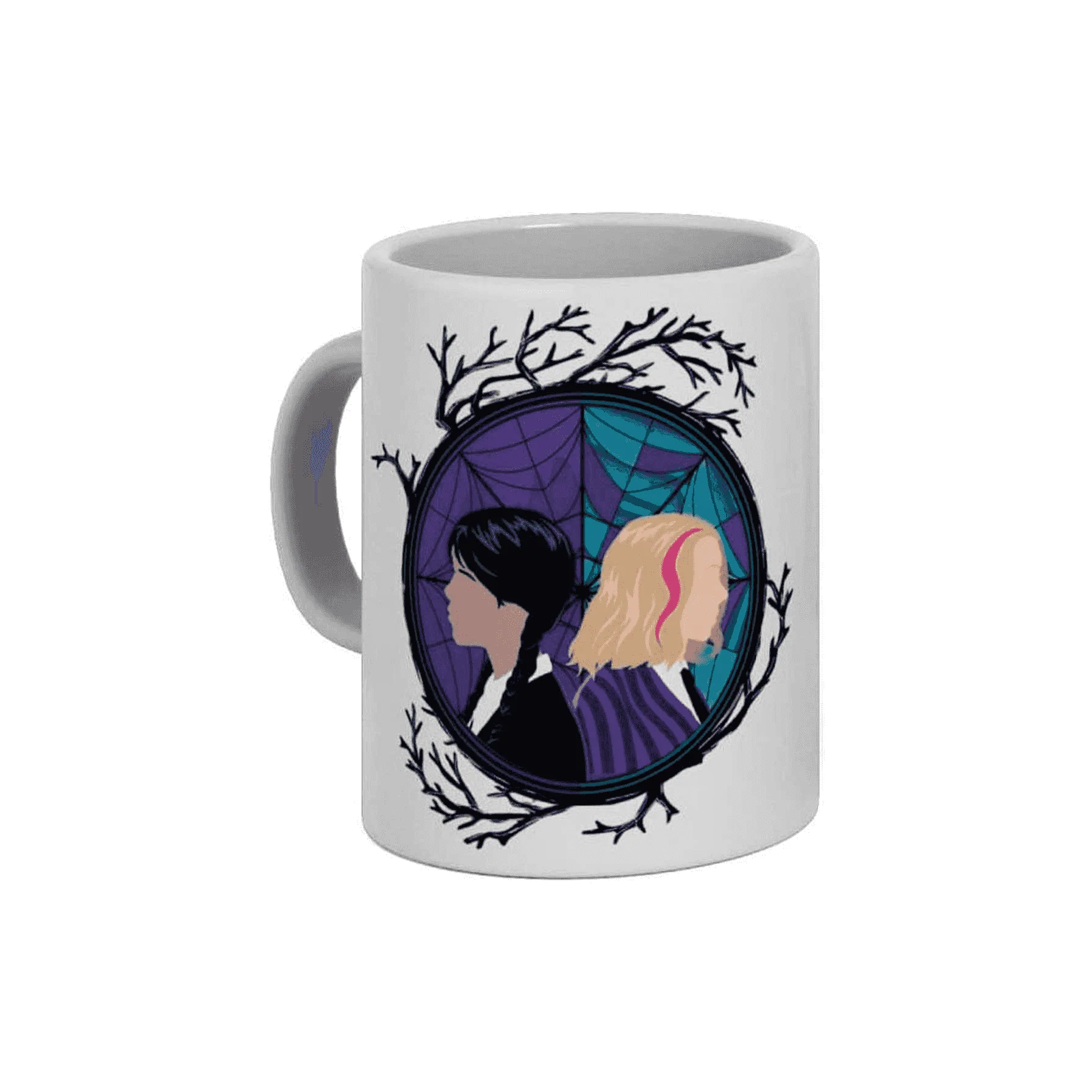 Taza de Sublimación 'Miércoles' y Enid - Serie de Netflix