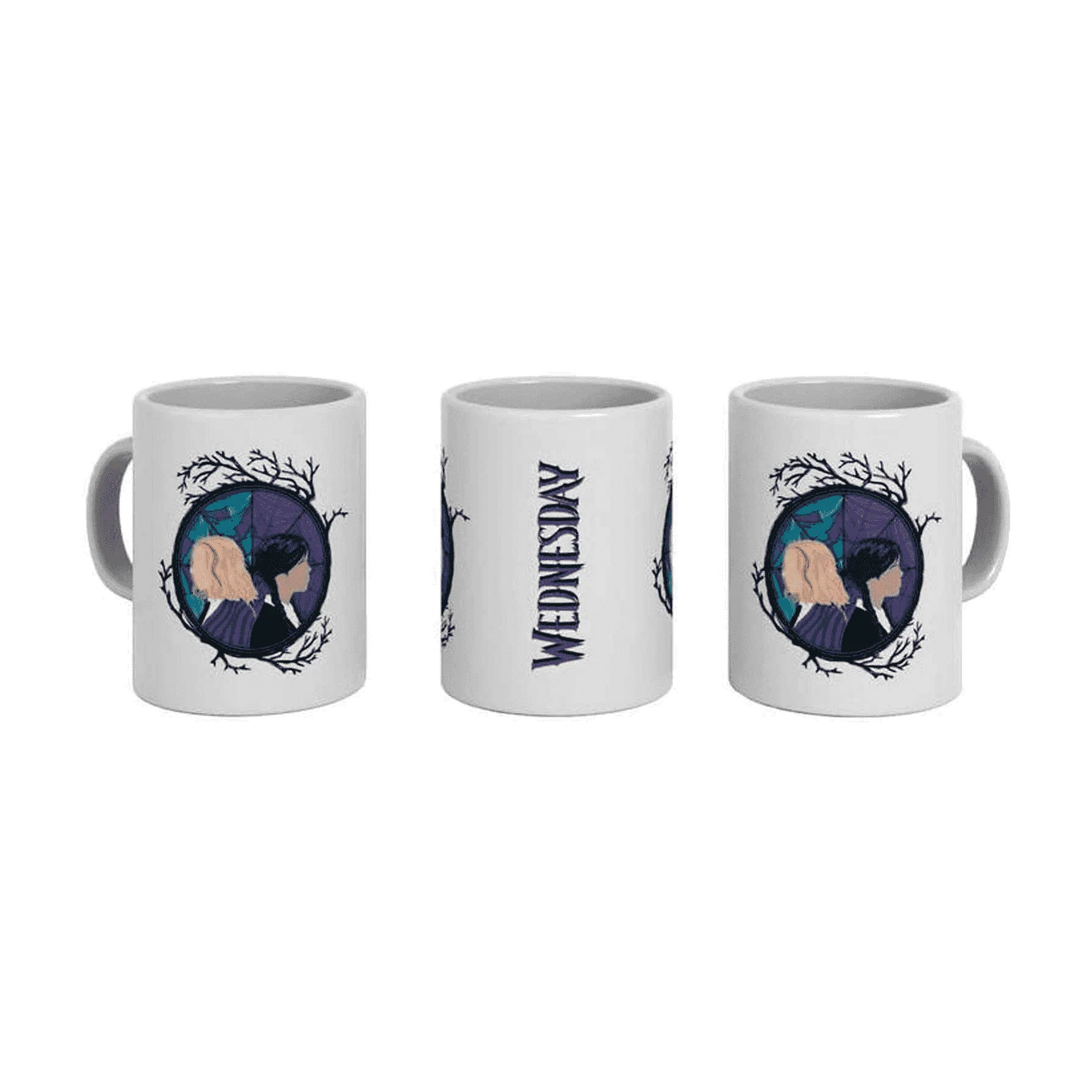 Taza de Sublimación 'Miércoles' y Enid - Serie de Netflix - Image 2
