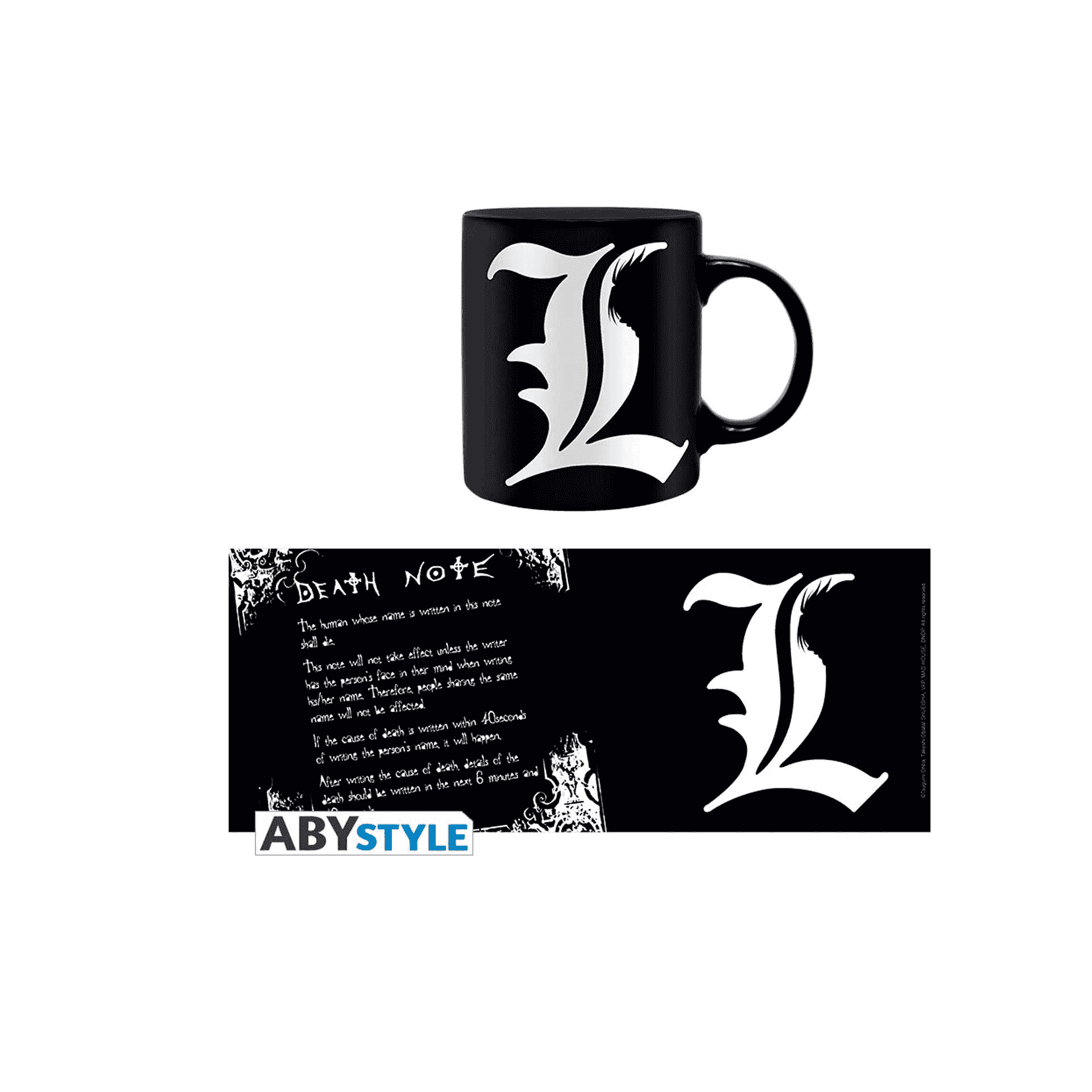 Taza Death Note L & Rules - Image 2