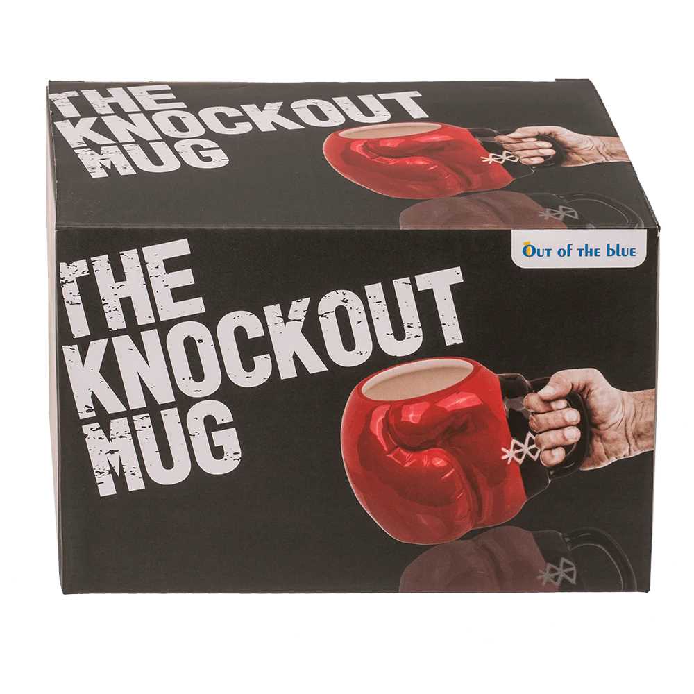 Taza Guante de Boxeo Cerámica 620 ml – Taza original “Knockout” - Image 3