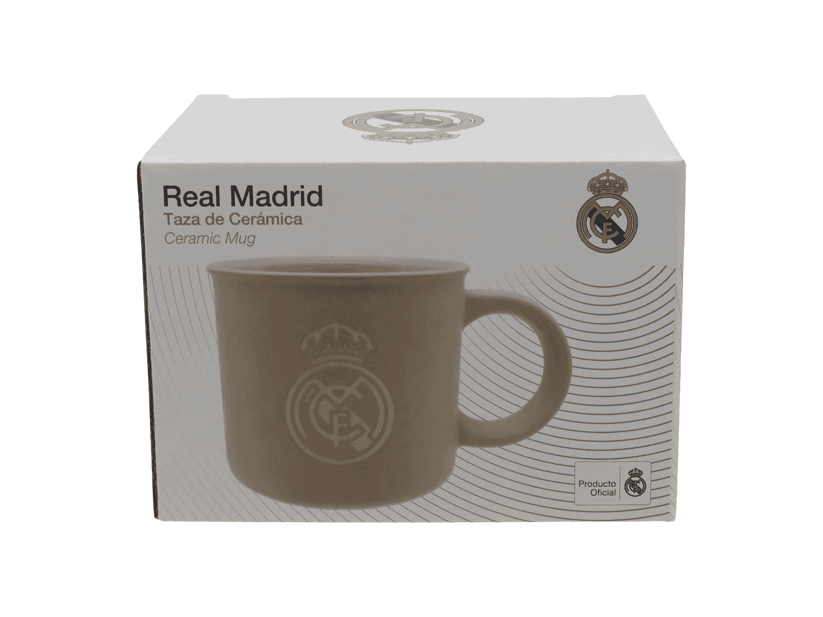Taza Jumbo Real Madrid Rosa 430 ml Grabada en Caja - Image 2