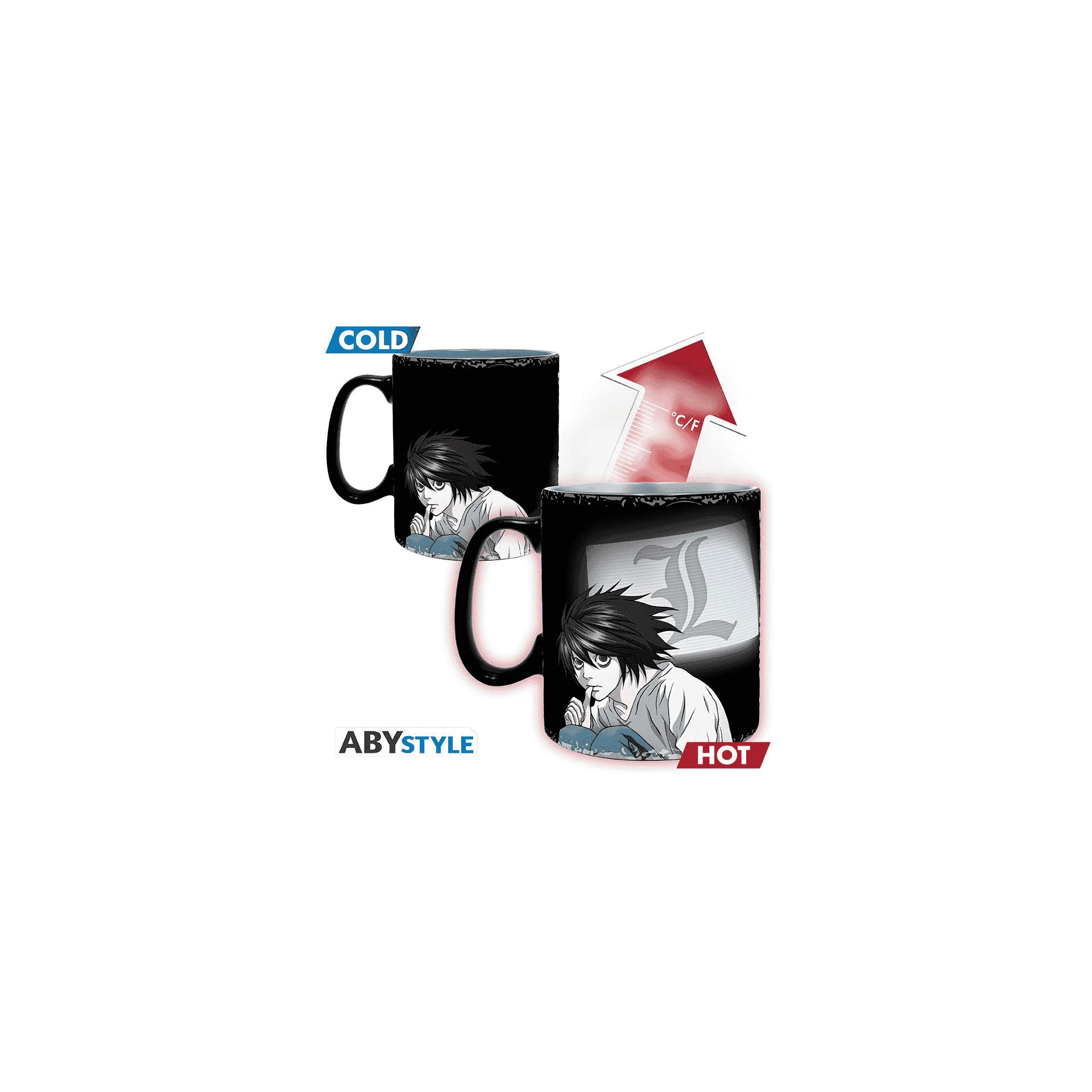 Taza mágica Death Note  Kira & L 460 ml - Image 2