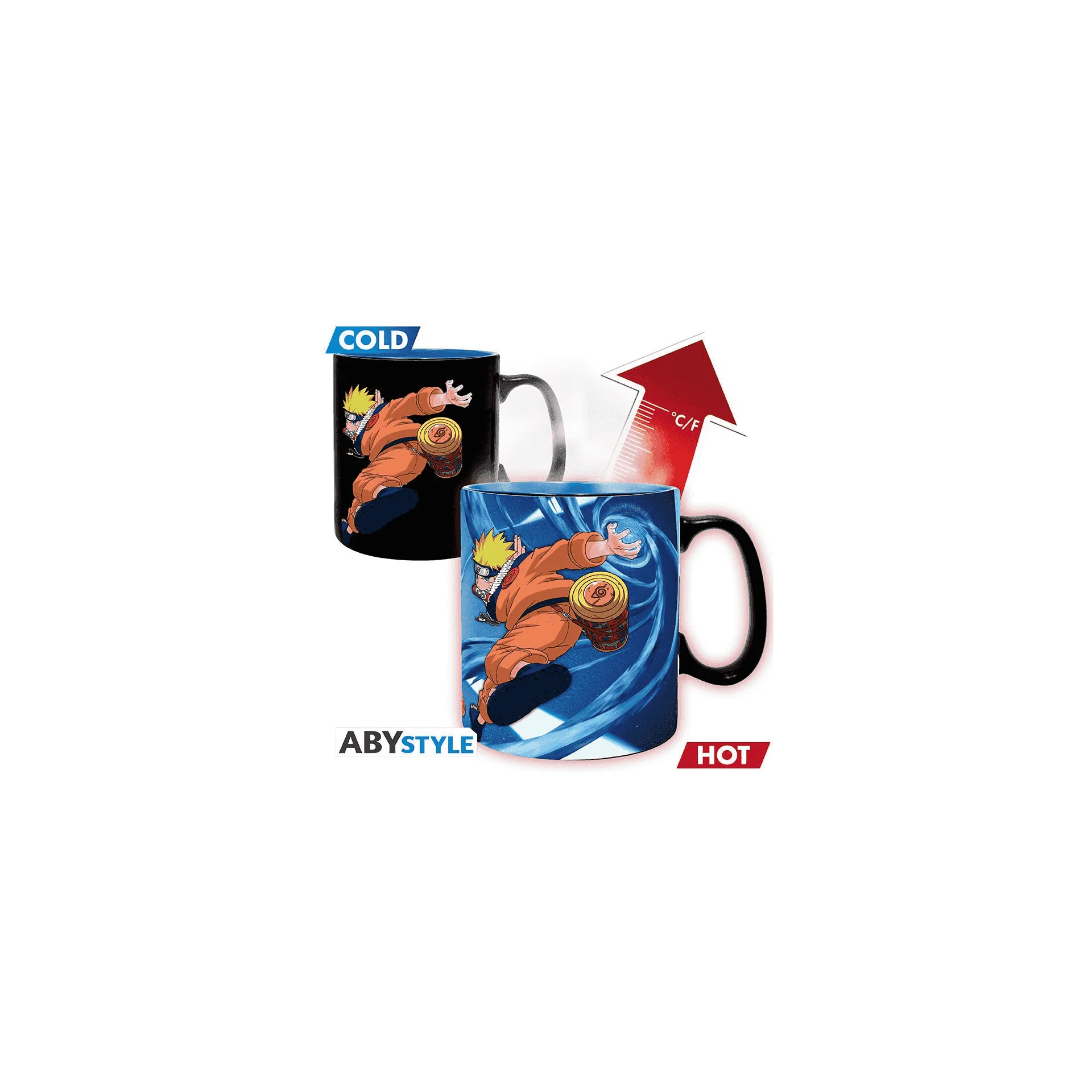 Taza mágica Naruto & Sasuke 460 ml