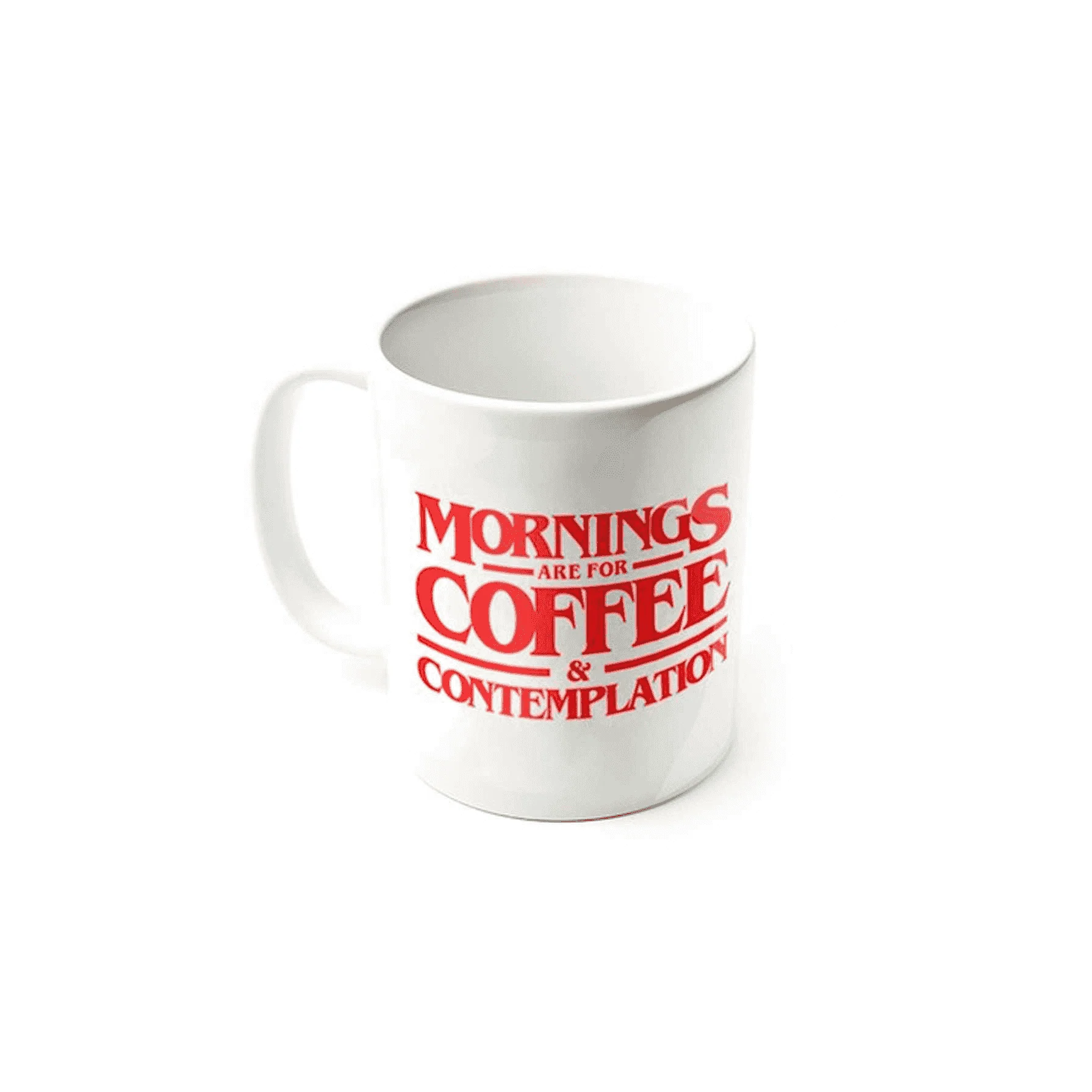 Taza Stranger Things 'Mornings are for Coffee & Contemplation' – ¡Empieza el día con tu serie favori - Image 2