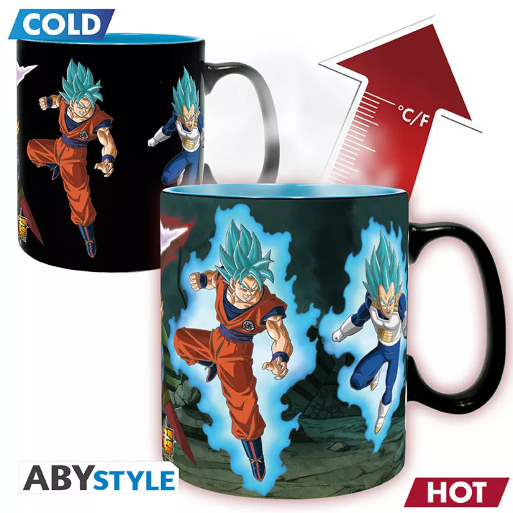Taza térmica 460 ml Dragon Ball – Saiyans vs Black