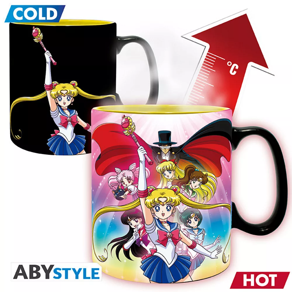 Taza Termosensible Sailor Moon Warriors 460 ml - Image 4