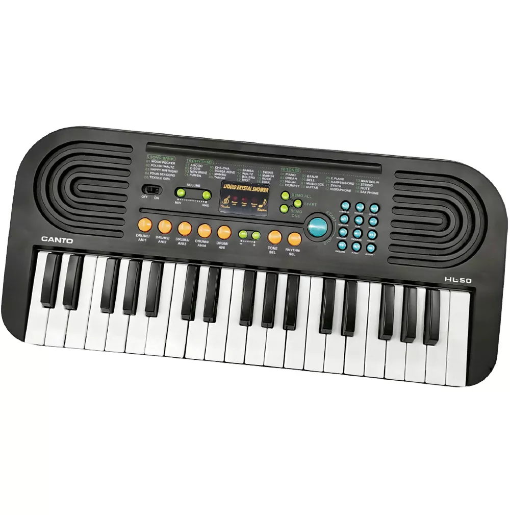 Teclado Electrónico Portátil 37 Teclas con Micrófono – Acordes Music
